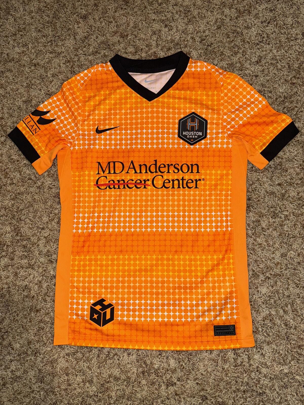 Nike Nike Kids Houston Dash FC 2025 Stadium Away Dri-FIT Jersey Size US XL / EU 56 / 4 - 1 Thumbnail