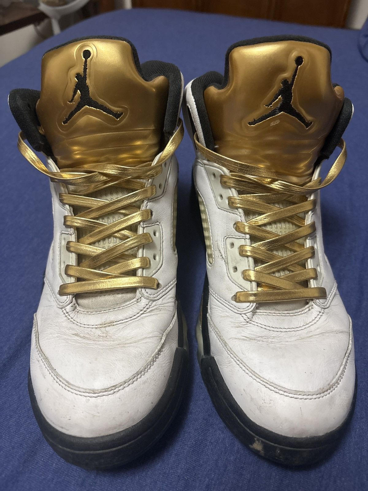 Jordan Brand Jordan 5 Olympic Gold Size US 9 / EU 42 - 3 Thumbnail
