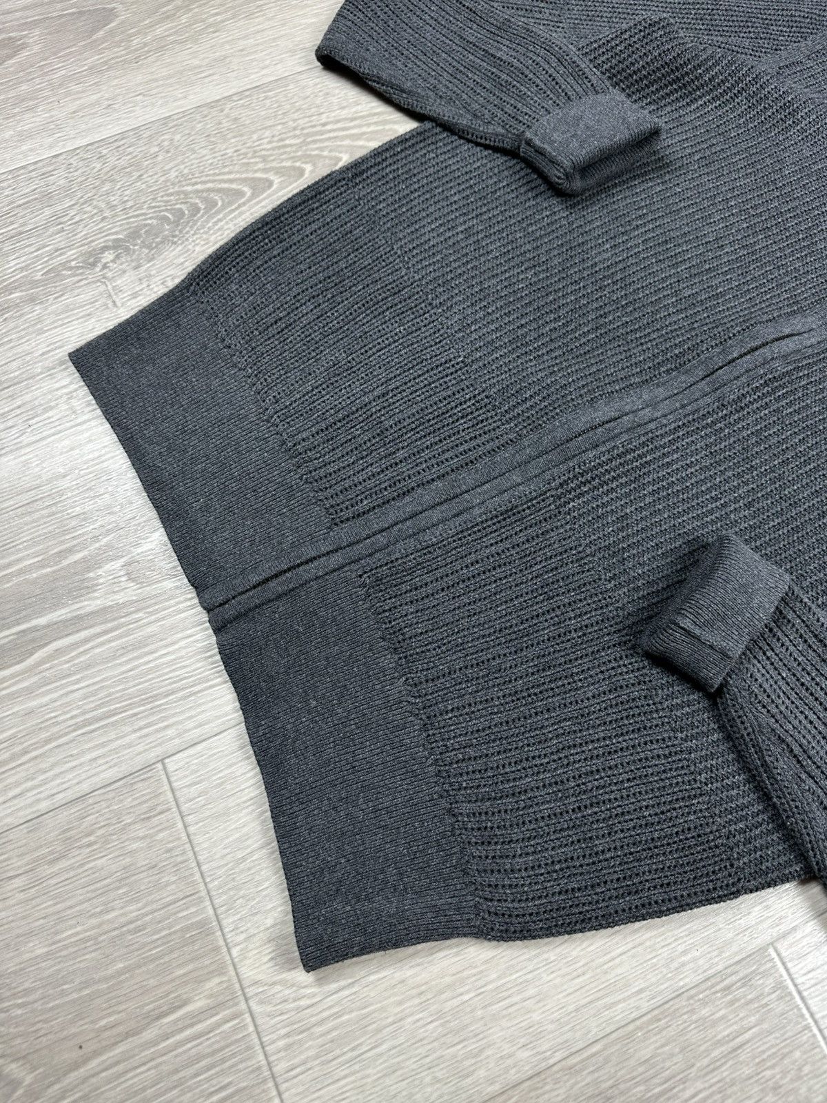 Allsaints Allsaints Zip Sweater Knit Gray Hoodie Rare Size M Size US M / EU 48-50 / 2 - 5 Thumbnail