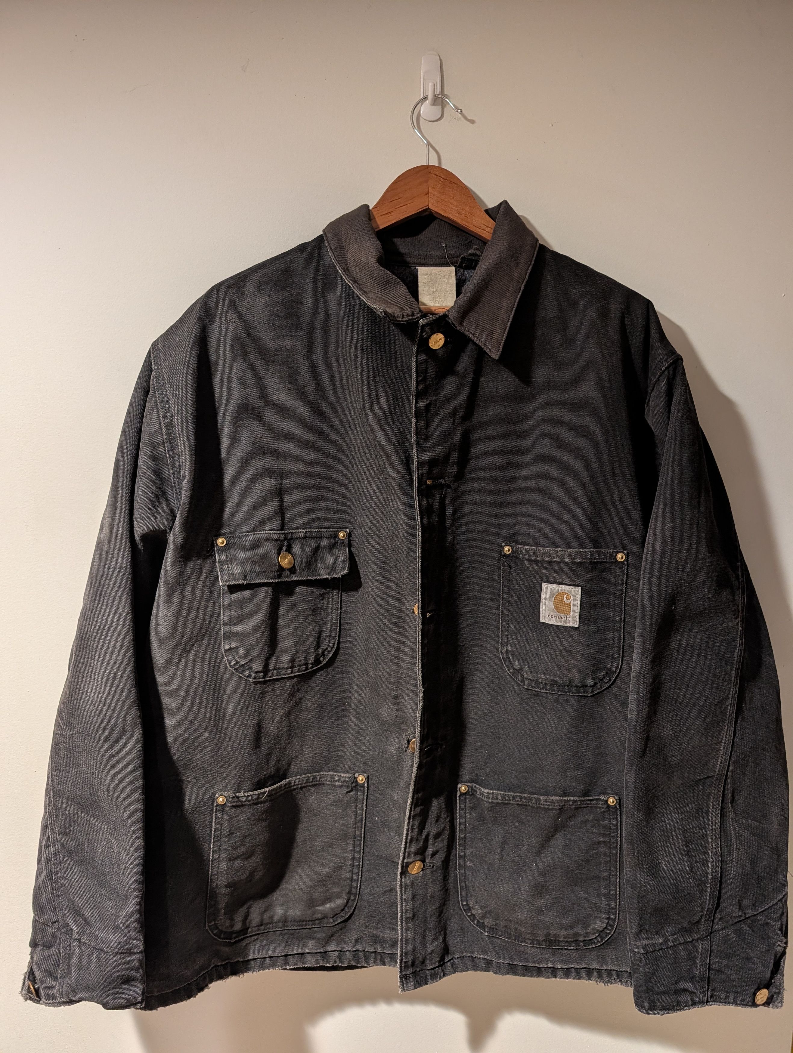 Carhartt Vintage Carhartt CA105 Blanket Chore Jacket Faded Size 52 Size US XXL / EU 58 / 5 - 1 Thumbnail