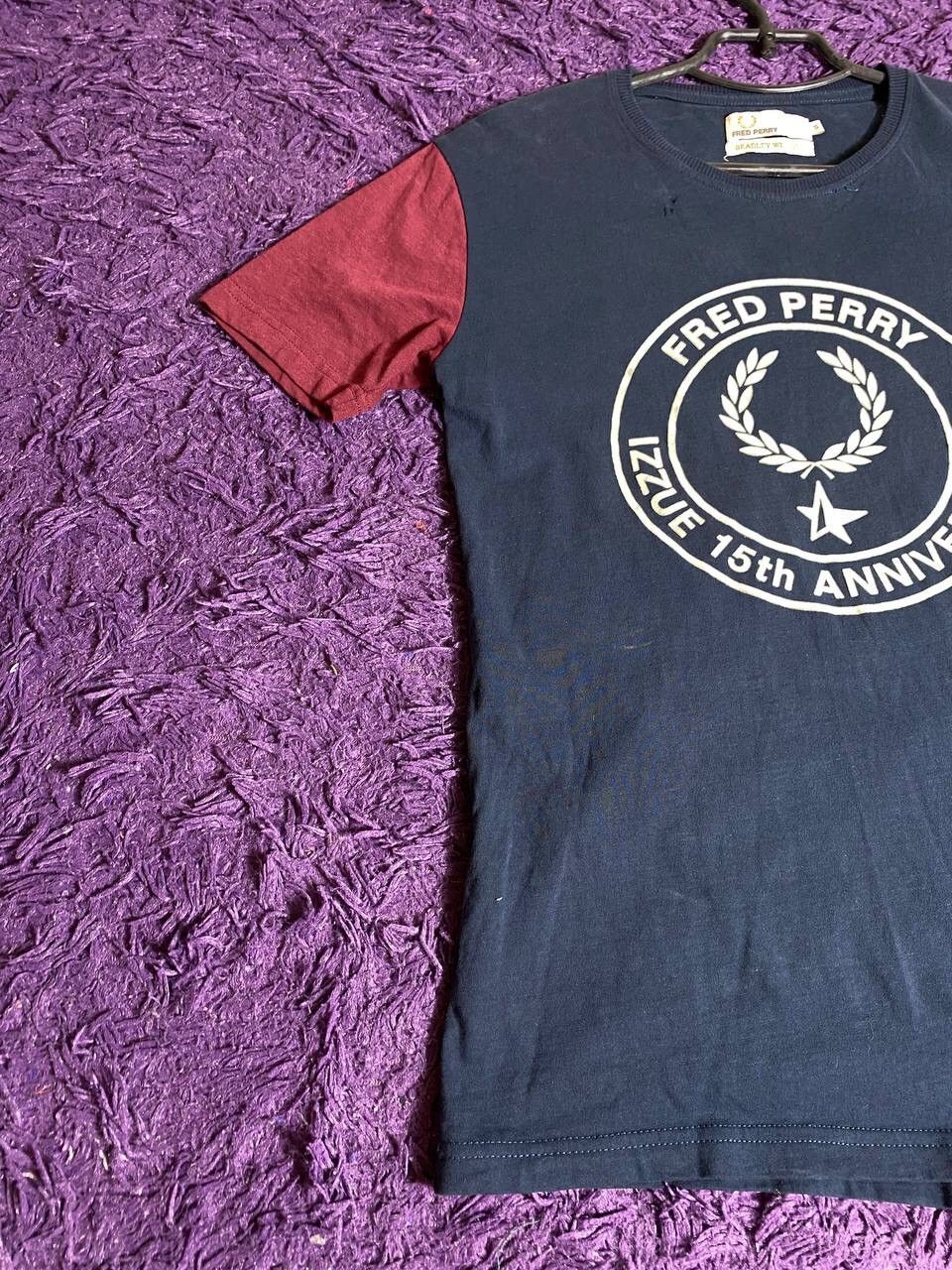 Fred Perry × Vintage Vintage Fred Perry Big Logo T-Shirt Tee Short Sleeve Size US S / EU 44-46 / 1 - 17 Thumbnail