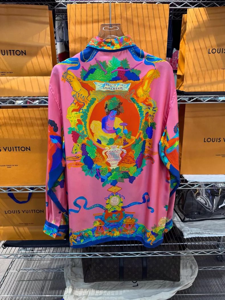 Versace Versace Baroque long-sleeved shirt coat Size M / US 6-8 / IT 42-44 - 4 Thumbnail