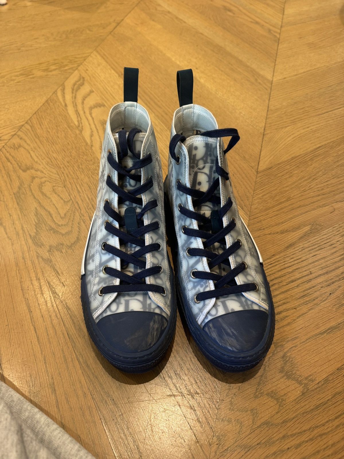 Dior Dior B23 High-Top Oblique Sneakers Size US 9 / IT 39 - 2 Thumbnail