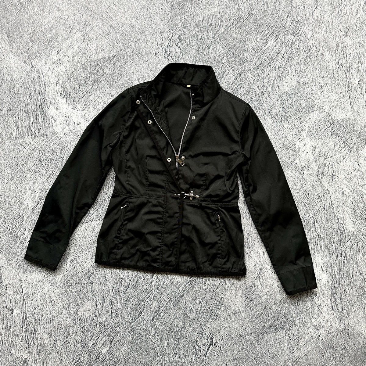 Fay Luxury Women’s Jacket Lampo Fay Full Zip Black RRP - 600$ Size M / US 6-8 / IT 42-44 - 7 Thumbnail