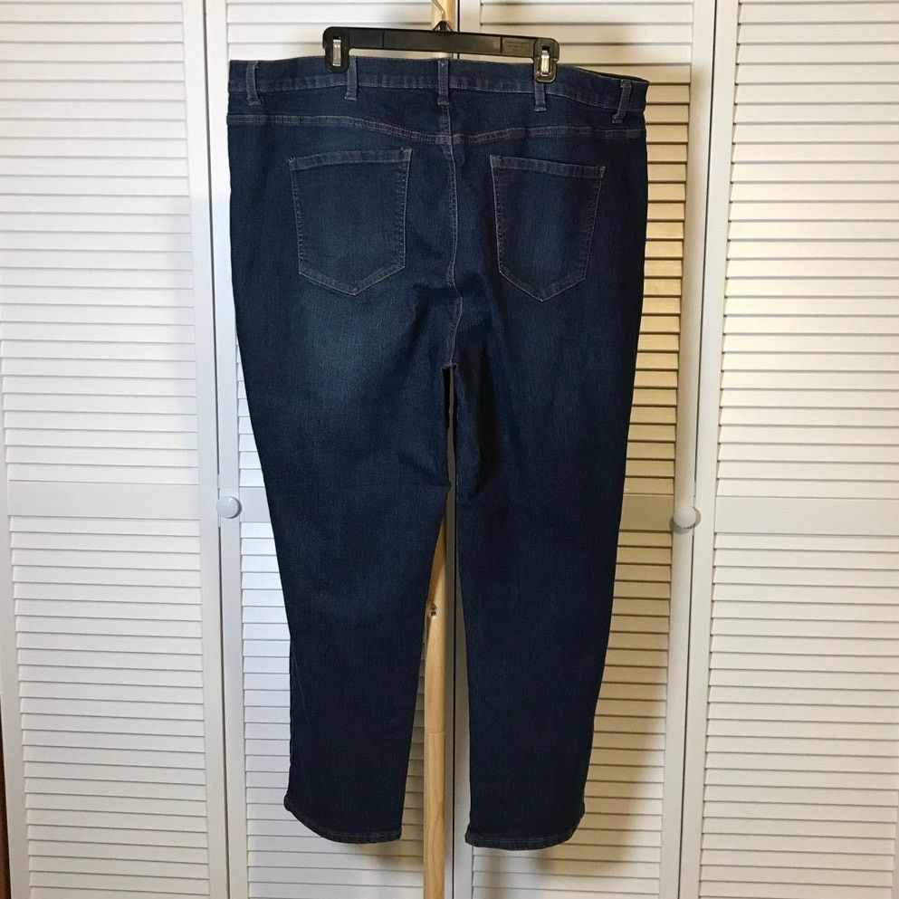 Gloria Vanderbilt Gloria Vanderbilt Amanda High Rise Straight Denim Jeans 24W Size 22" - 2 Thumbnail