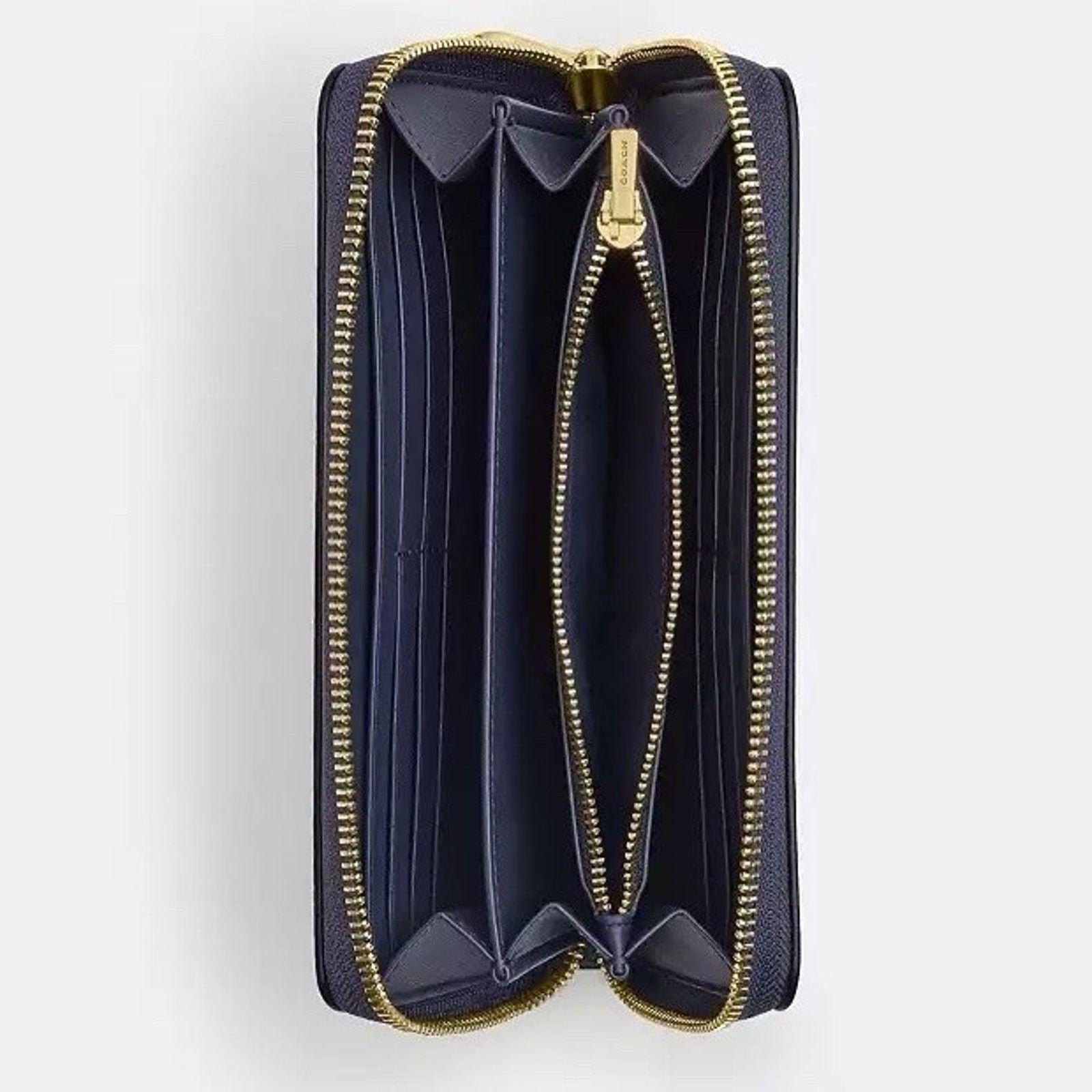 Coach NWT Coach CBO09 Long Zip Around Wallet With Varsity Stripe Size ONE SIZE - 7 Thumbnail