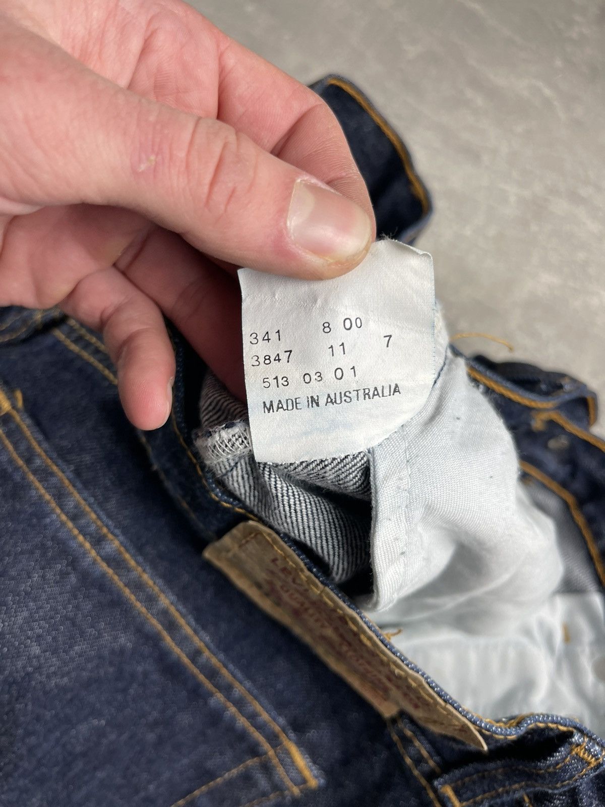 Levi's Levi’s 513 "Big Boy" VNTG Jeans Dark Blue Denim Size US 38 / EU 54 - 12 Thumbnail