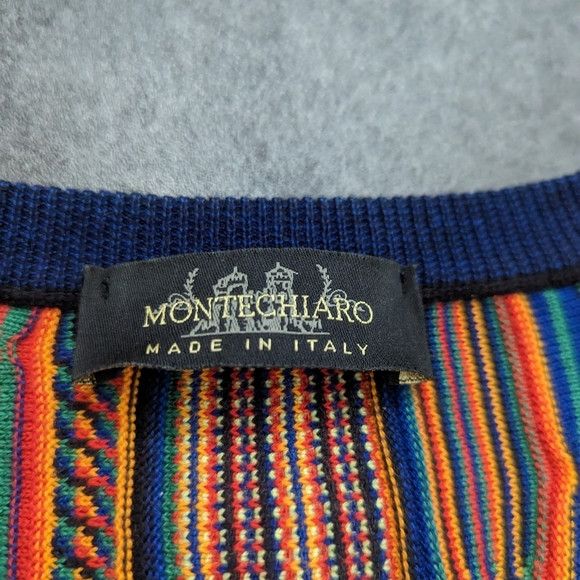 Other Montechiaro Coogi Style knit Sweater rainbow colors XL Size US XL / EU 56 / 4 - 6 Thumbnail