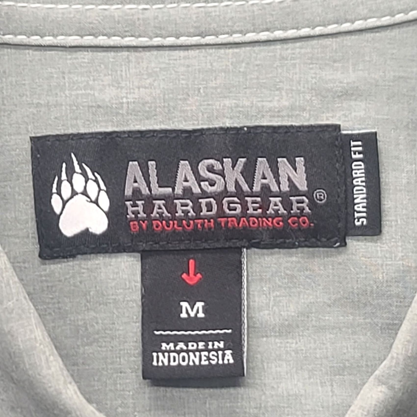 Vintage Alaskan Hardgear Shirt Mens M Bush Pilot Standard Fit Long Sleeve Gorpcore Duluth Shirt Mens M Gray Polyester Button-Up Size US M / EU 48-50 / 2 - 2 Thumbnail