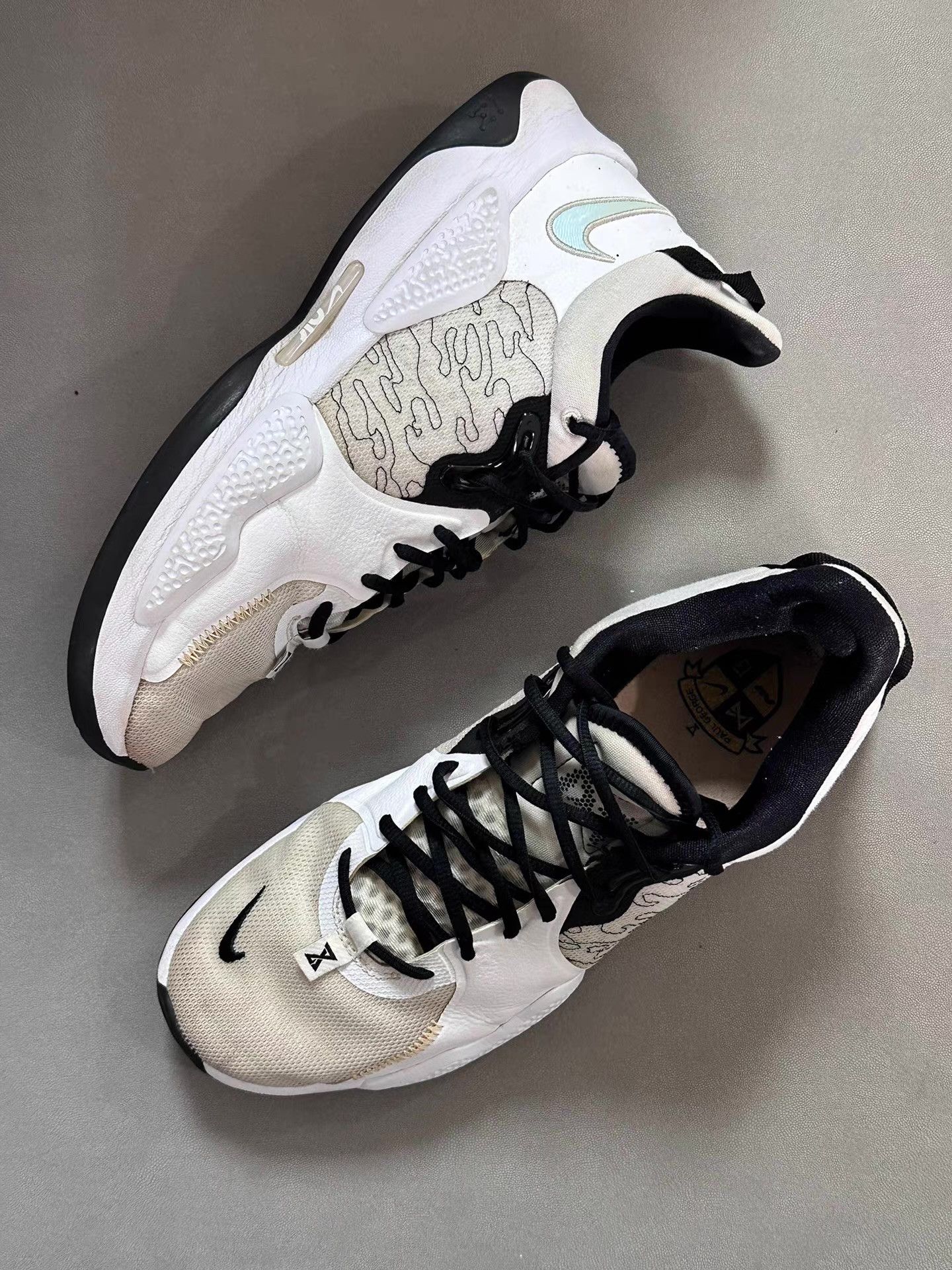 Nike Nike PG 5 Black and white colorway Ｑ20 Size US 11 / EU 44 - 8 Thumbnail