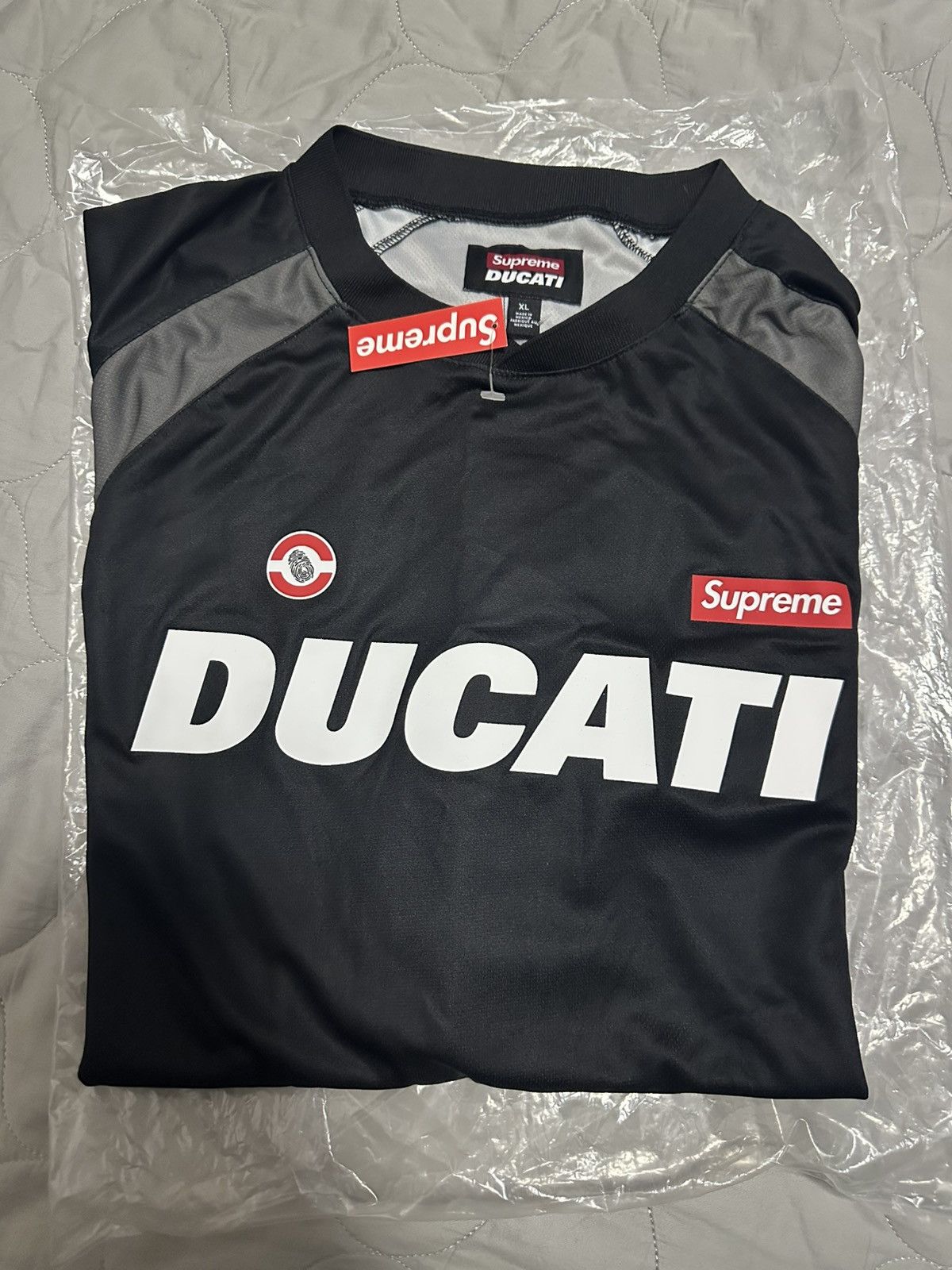 Ducati × Supreme Supreme Ducati Soccer Jersey Black Size US XL / EU 56 / 4 - 3 Thumbnail