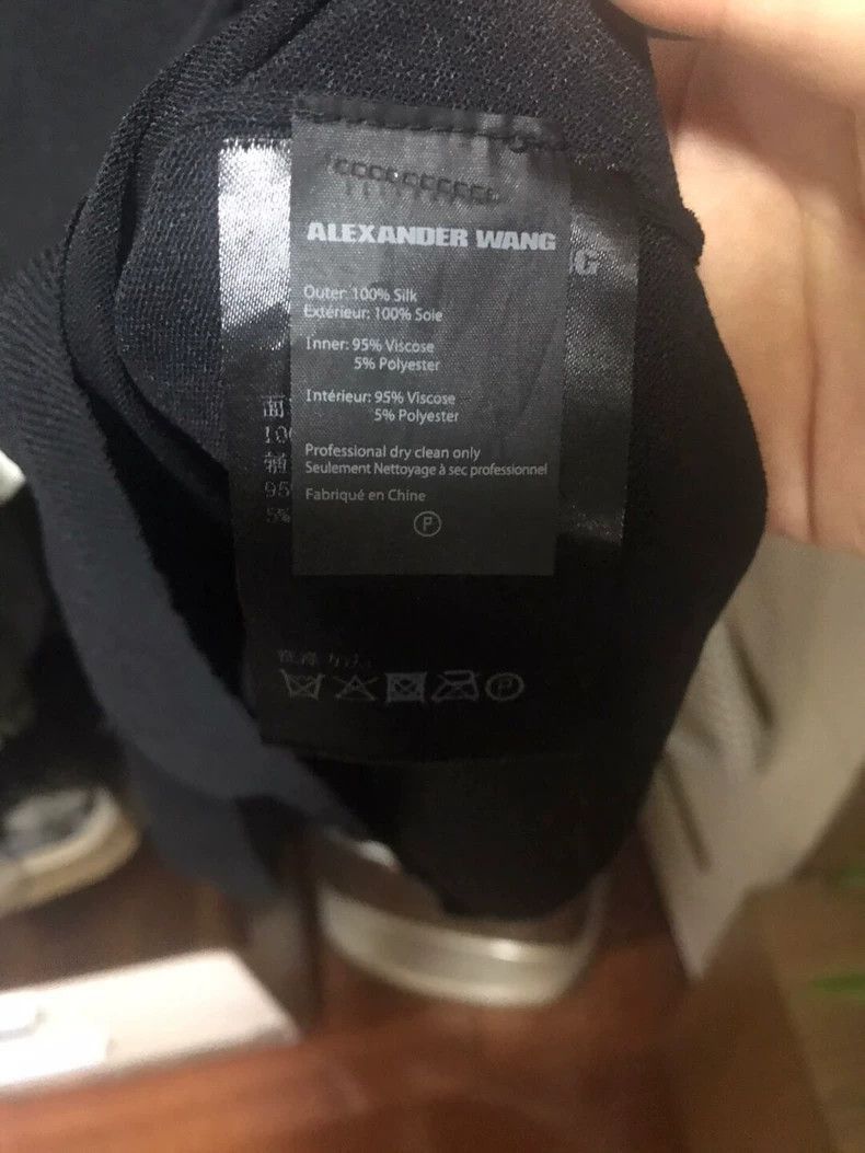 Alexander Wang ALEXANDER WANG Sheer Silk Top- Size XXS / US 00 / IT 34 - 5 Thumbnail