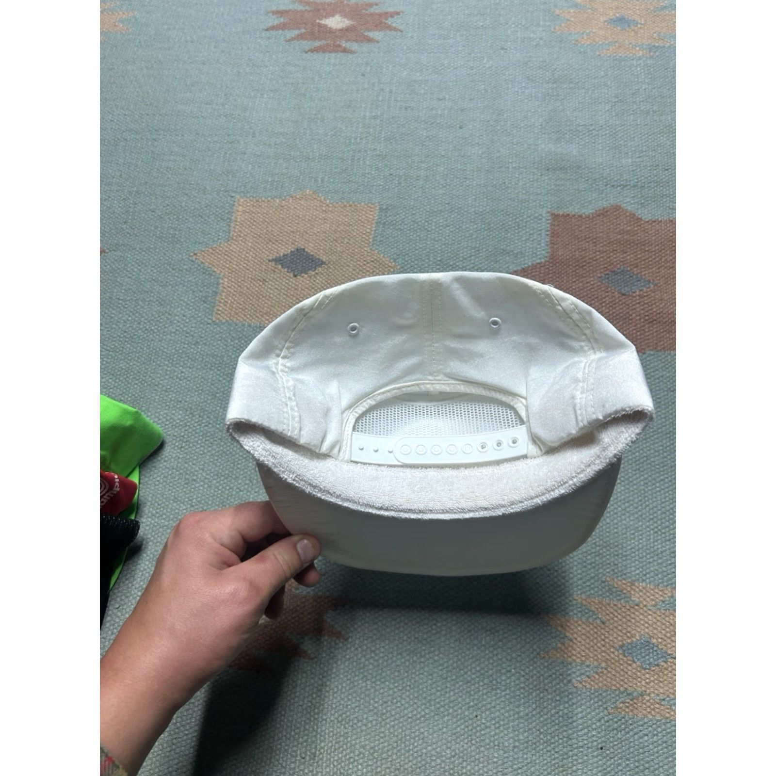 John Deere VINTAGE John Deere SnapBack hat cap Men Adjustable White 6000/7000 tractor farm deer SnapBack Hat Mens Size ONE SIZE - 4 Thumbnail