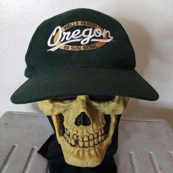 NCAA × Vintage Vintage Oregon Ducks Sun Bowl 1999 Snap Back Hat Size ONE SIZE - 1 Thumbnail
