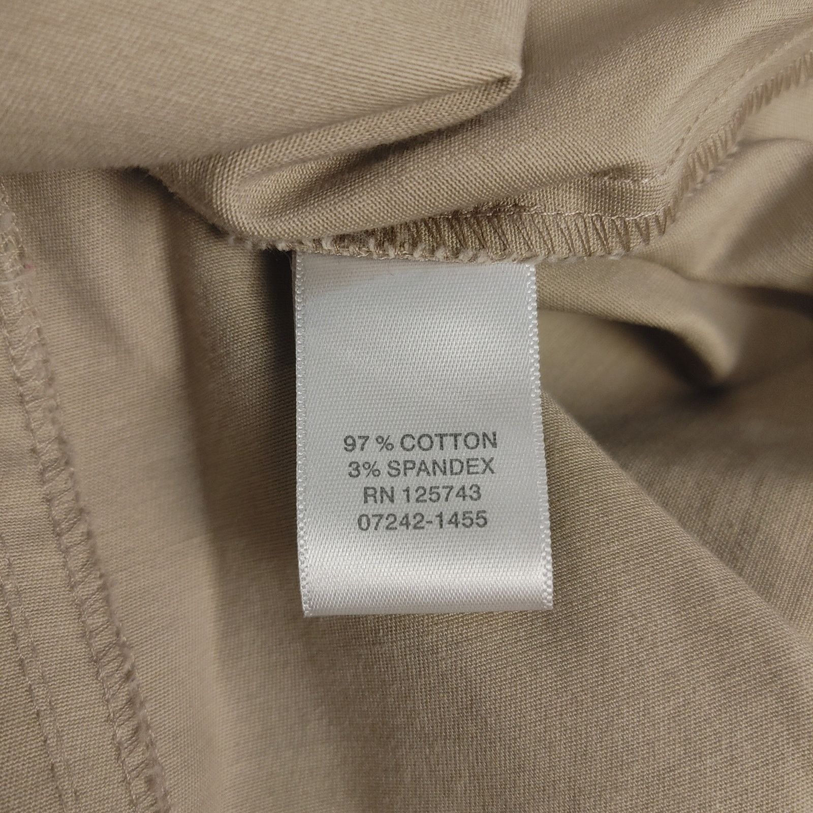 Other Christopher & Banks Women's XL Beige Stretch Casual Shirt Size XL / US 12-14 / IT 48-50 - 4 Thumbnail