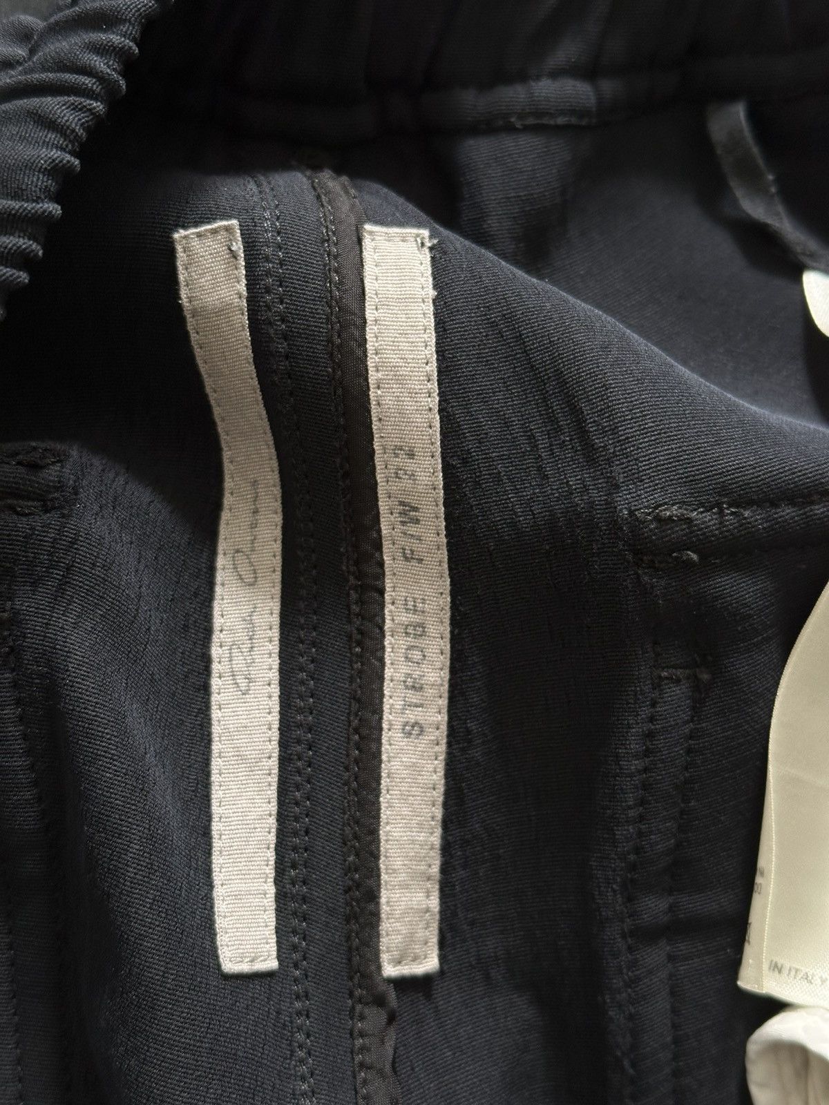 Rick Owens Wool Strobe Drawstring Long Slim Dress Pant Size US 32 / EU 48 - 5 Thumbnail