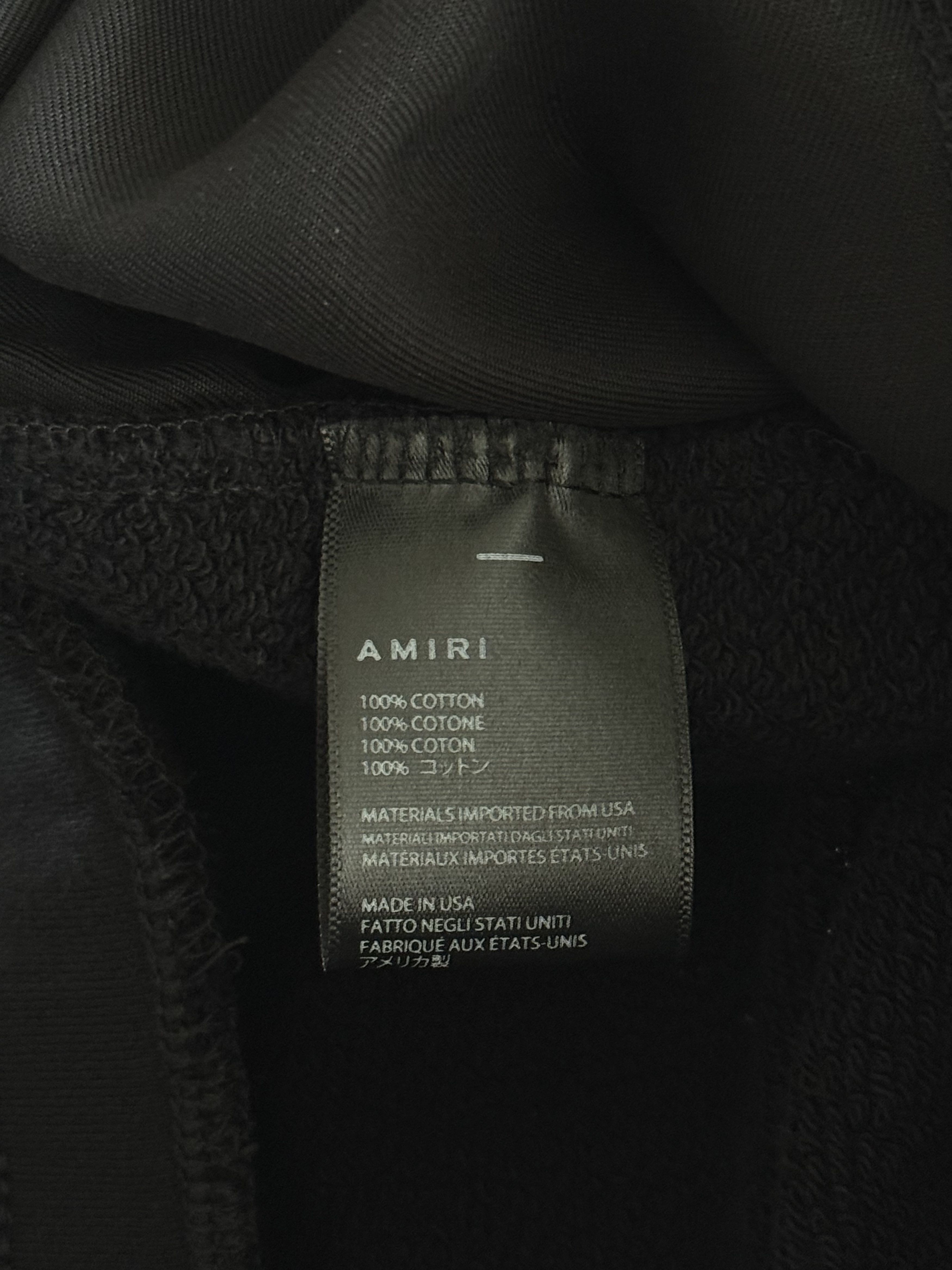 Amiri Amiri Black & Gold Naked Girl Graphic Sweatpants Size US 30 / EU 46 - 4 Thumbnail