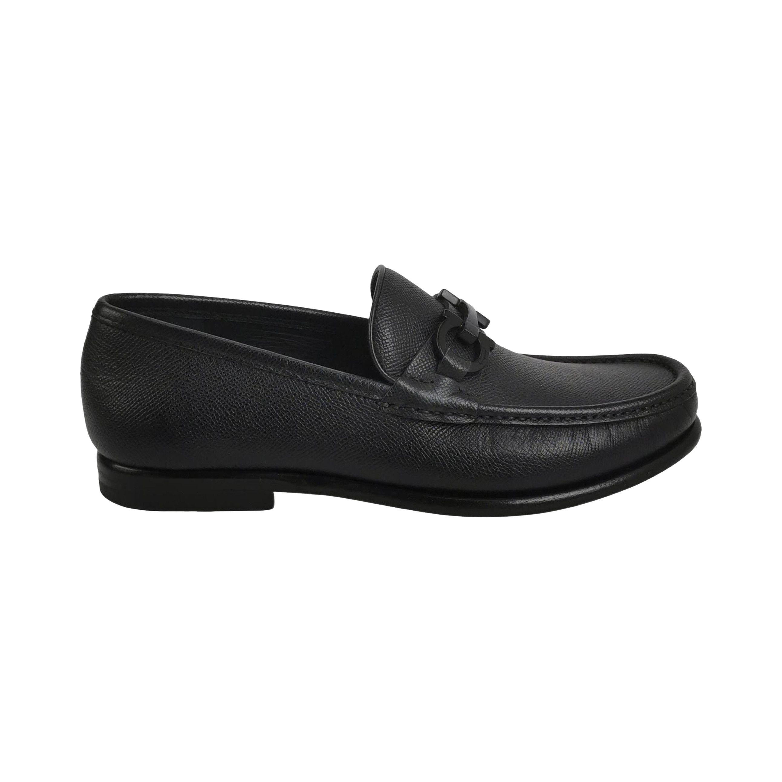 Salvatore Ferragamo Salvatore Ferragamo Gancini Leather Loafers US 6.5 Size US 7 / EU 40 - 1 Thumbnail