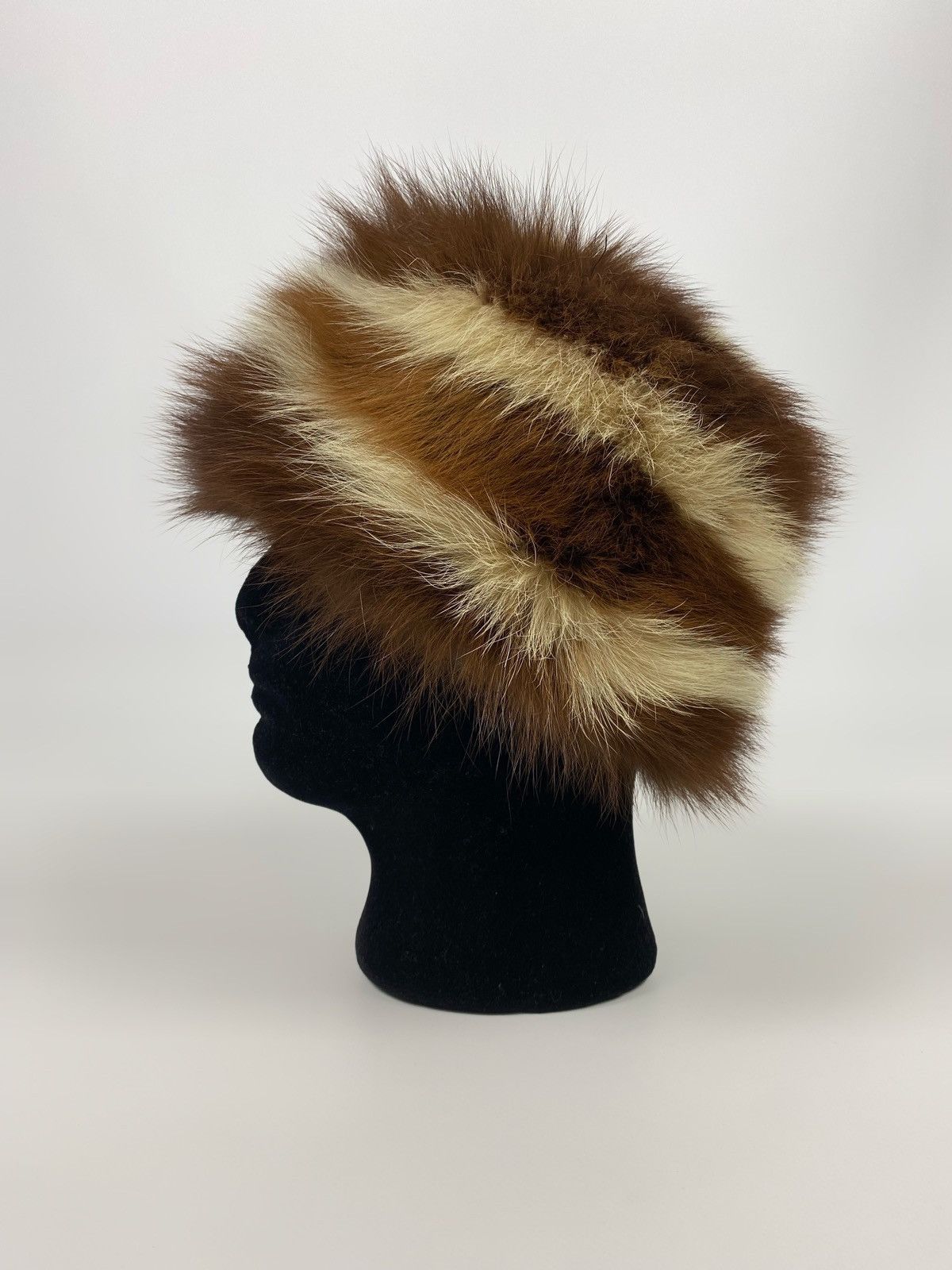 Vintage Vintage Real Fuzzy Fur Alt Trapper Winter Hat Size ONE SIZE - 2 Thumbnail