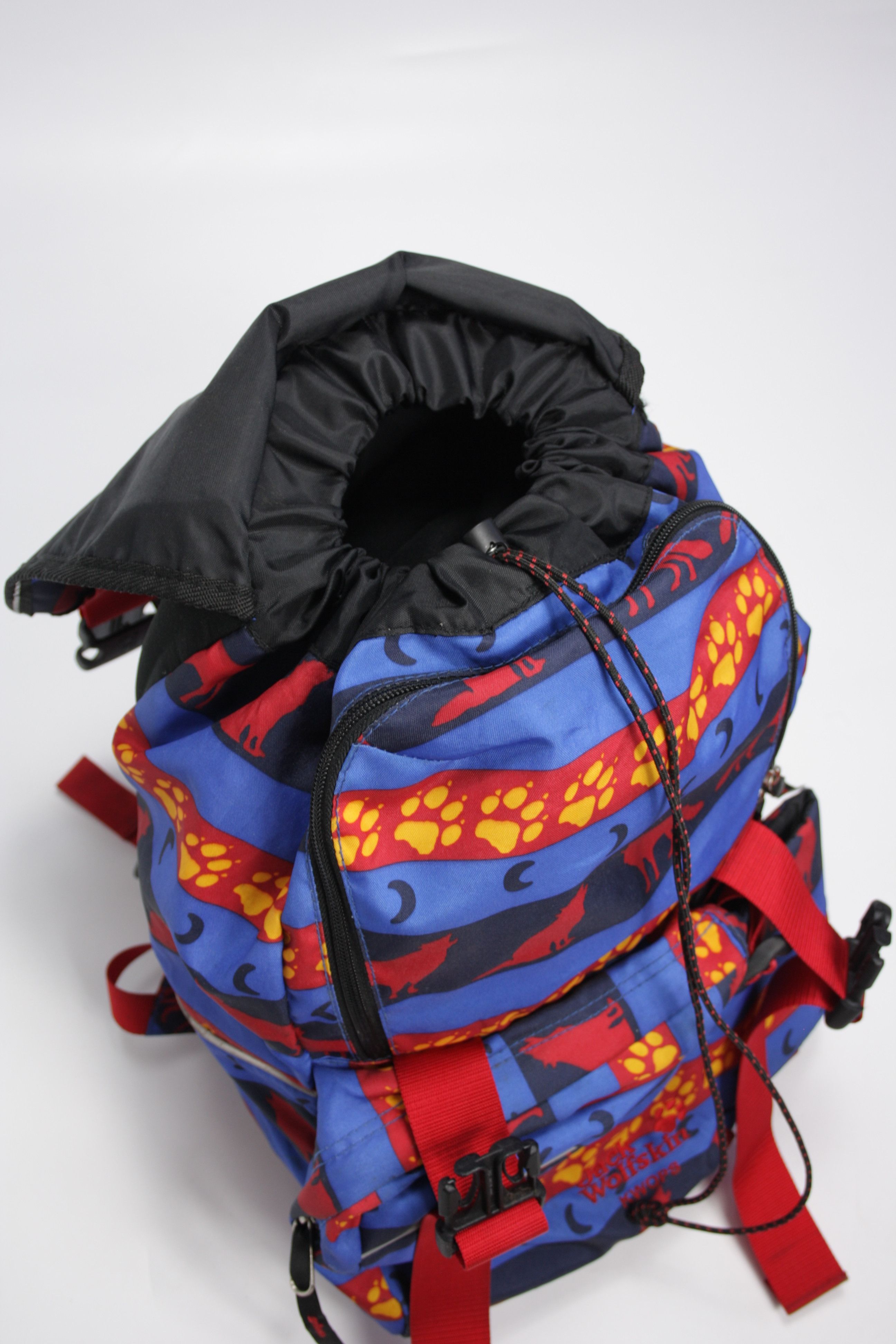 Jack Wolfskin × Japanese Brand × Vintage Jack Wolfskin KWOPS Vintage Printed Hiking Backpack Bag Size ONE SIZE - 9 Thumbnail