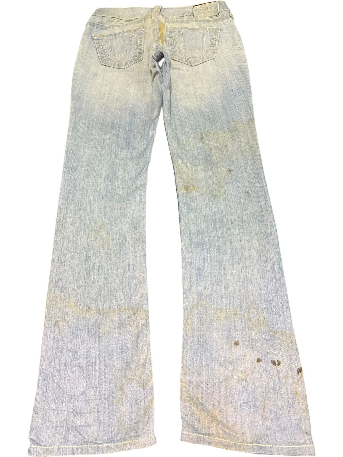 True Religion Vintage True Religion Mud Wash Low Rise Flare Jeans Size 27" / US 4 / IT 40 - 2 Thumbnail