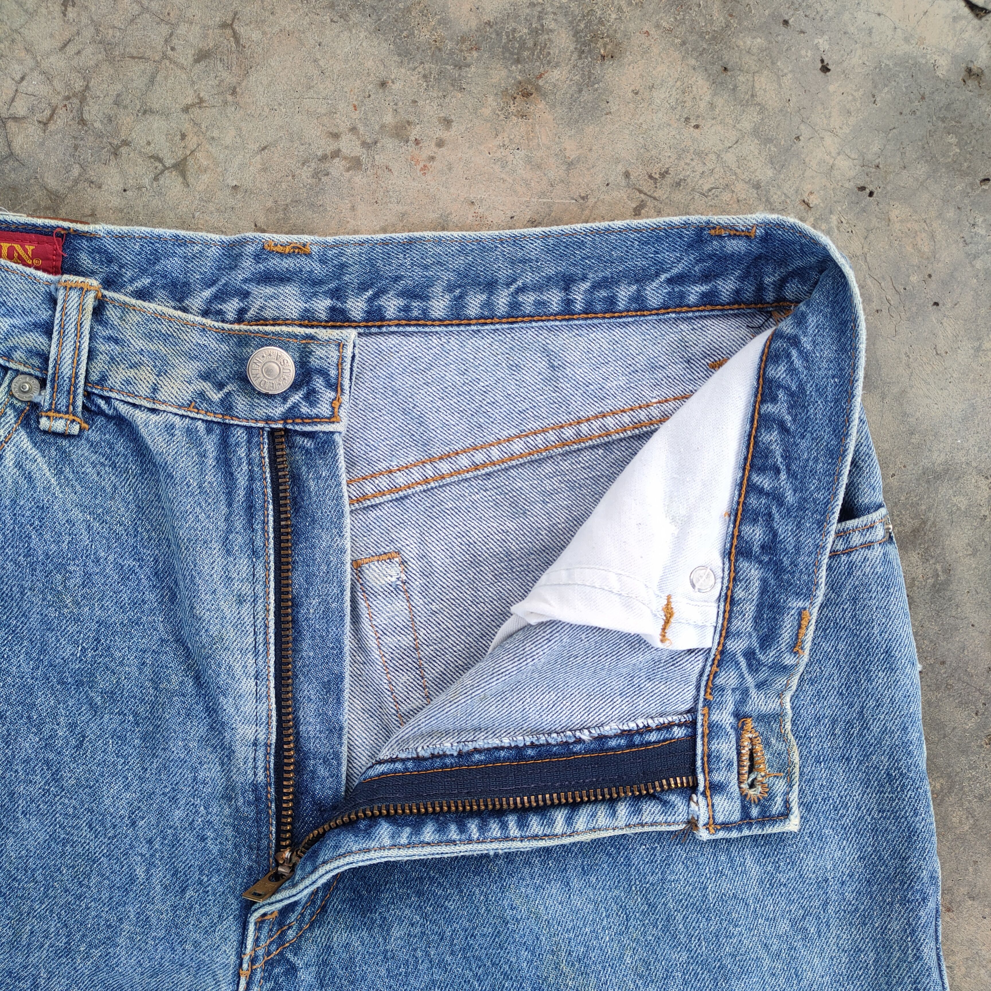 Edwin Edwin vintage made in USA faded jean denim pants Size US 32 / EU 48 - 9 Thumbnail