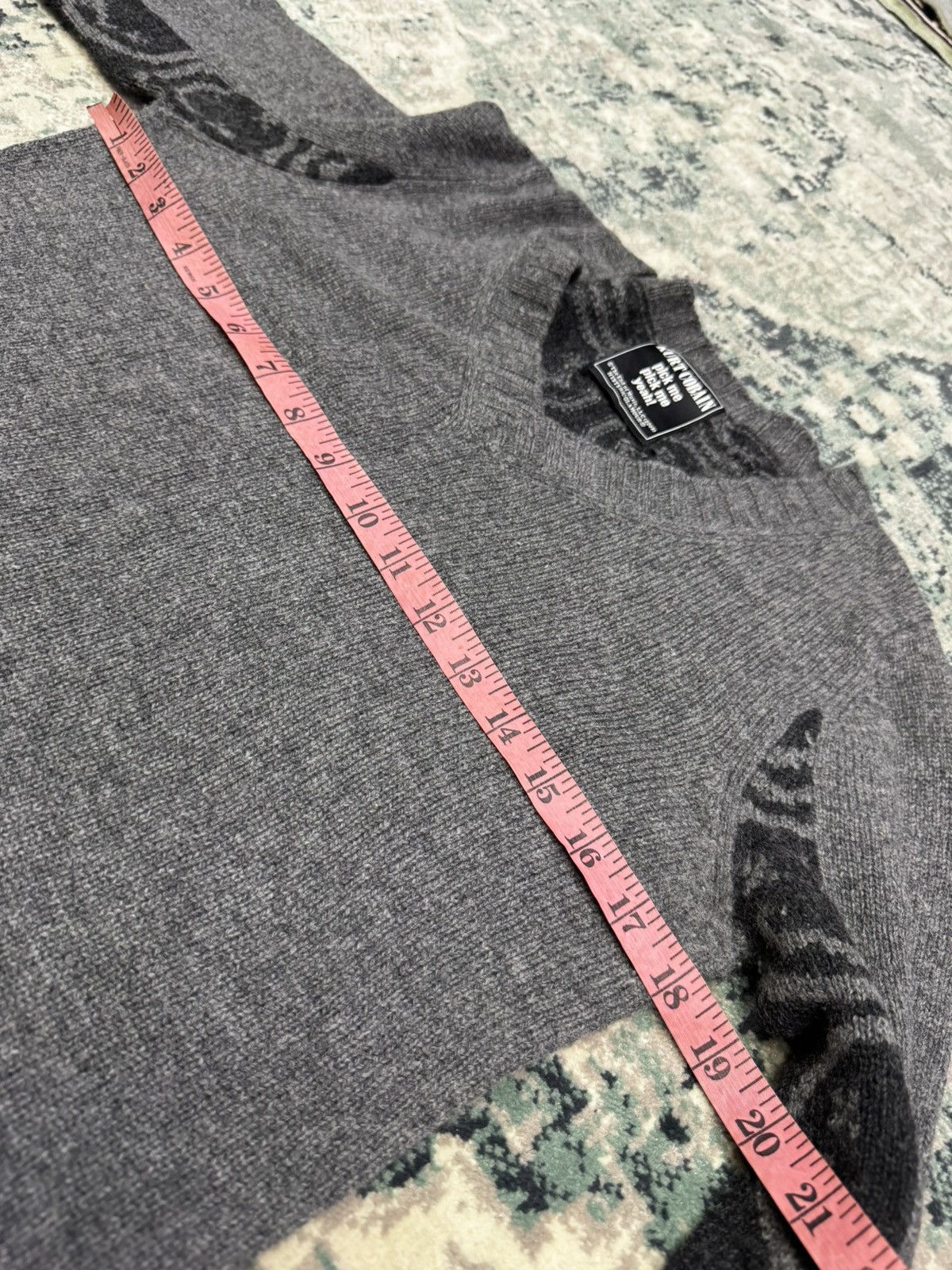 Hysteric Glamour HYSTERIC GLAMOUR KURT COBAIN PICK ME WOOL JUMPER SWEATSHIRT Size US M / EU 48-50 / 2 - 4 Thumbnail
