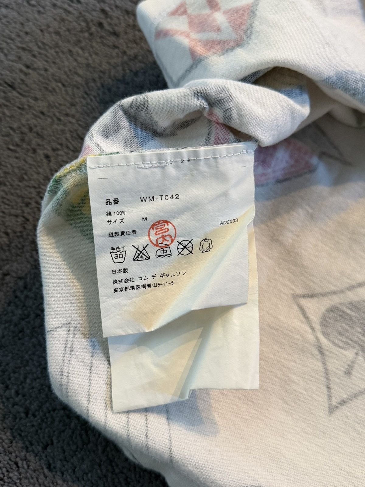 Junya Watanabe 2003 Junya Watanabe CDG Emblem Tee Size US M / EU 48-50 / 2 - 6 Thumbnail