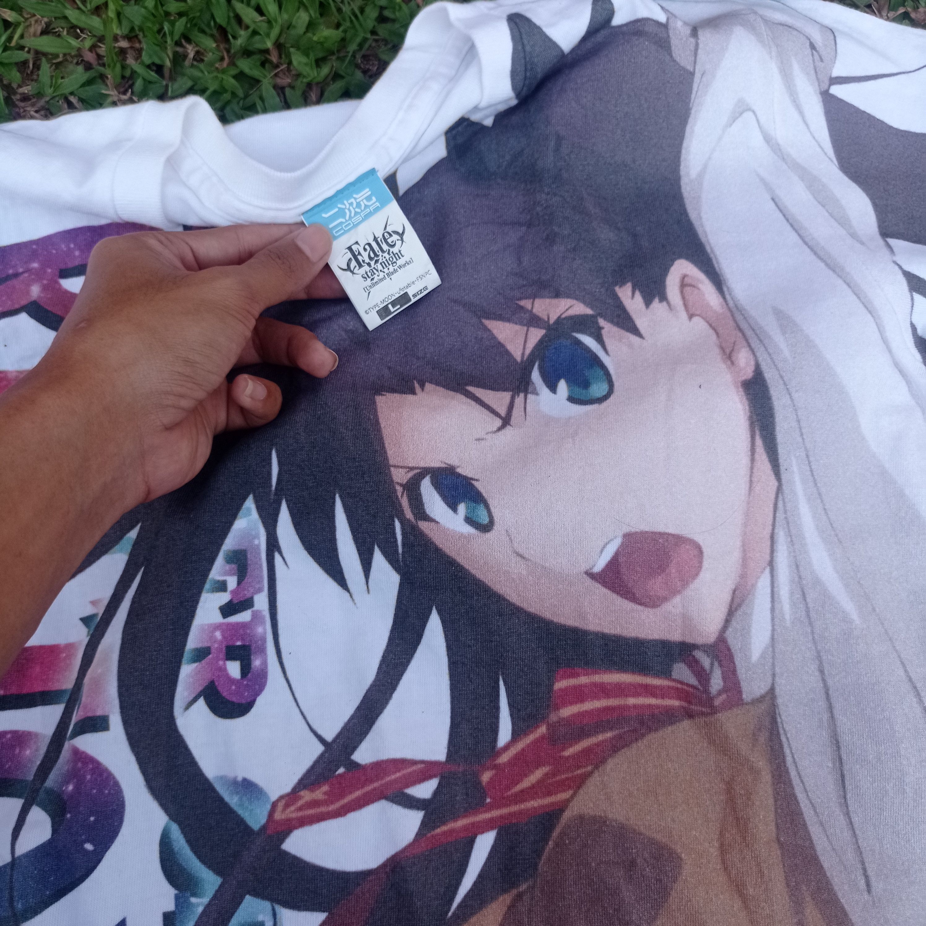 Japanese Brand Anima Cospa Fate/stay night [UBW] Rin Tohsaka T-shirt Size US L / EU 52-54 / 3 - 3 Thumbnail