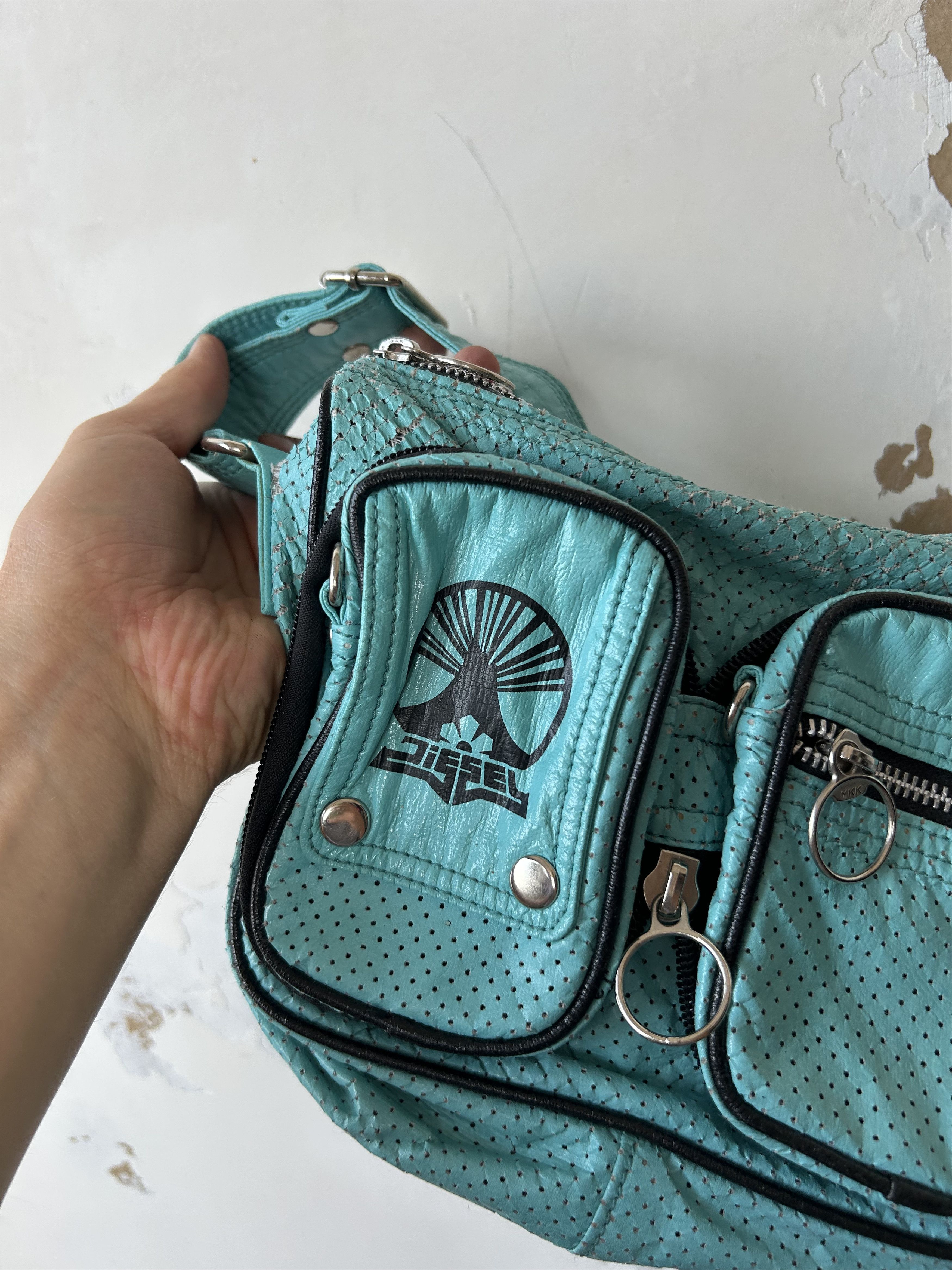 Diesel Vintage Diesel Archive Y2K Hobo Shoulder Bag Multi Pocket Size ONE SIZE - 3 Thumbnail