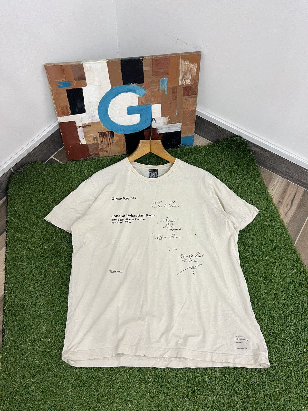 Band Tees × Uniqlo UNIQLO x ECM RECORDS vintage japan 2002 distressed T Shirt Size US XL / EU 56 / 4 - 1 Thumbnail
