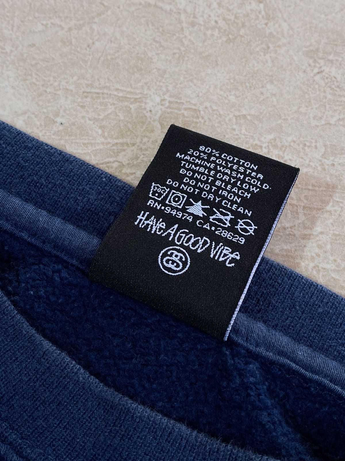 Stussy RARE VINTAGE Stussy Blue Sweatshirt Size US L / EU 52-54 / 3 - 8 Thumbnail