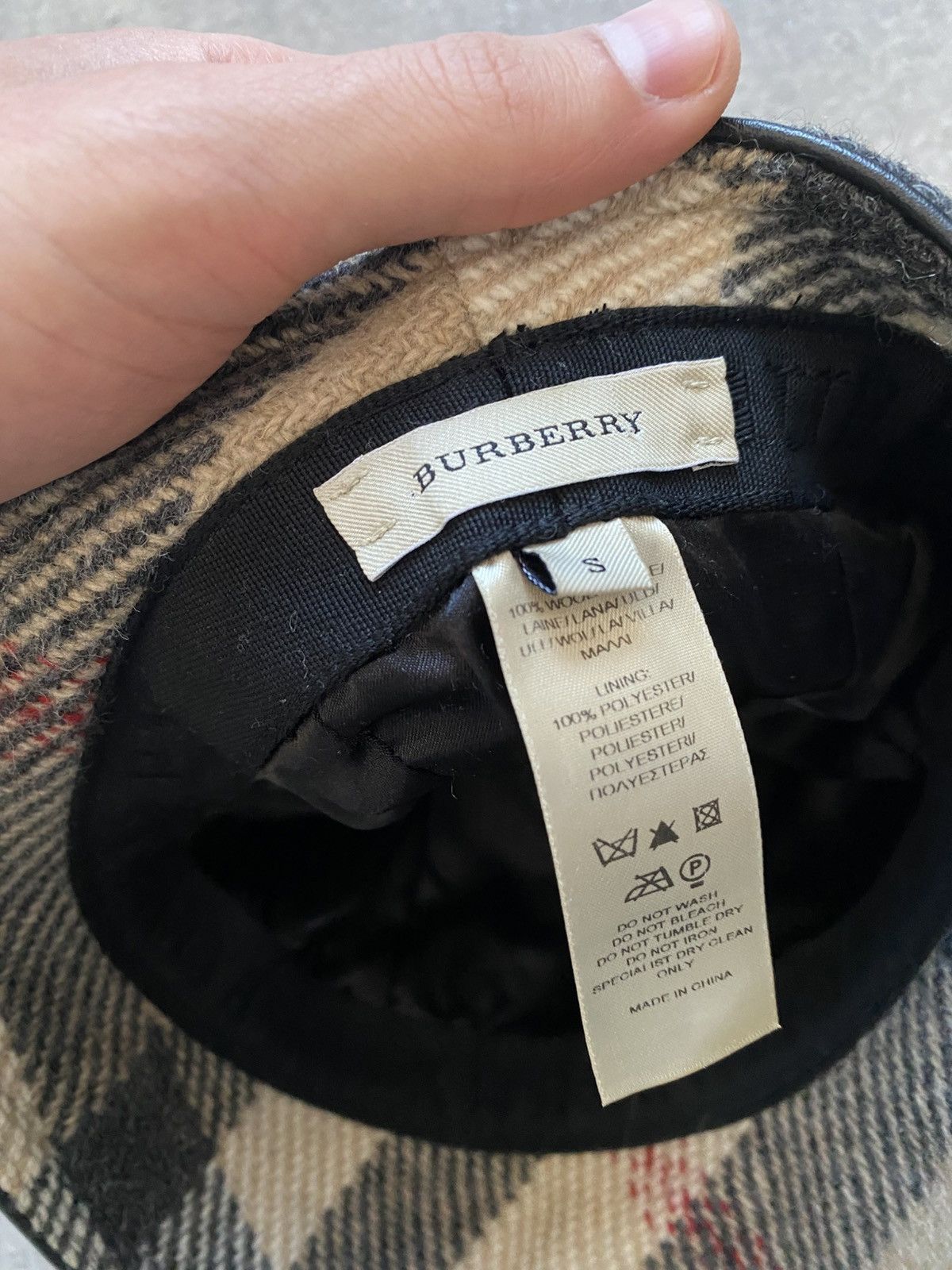 Burberry Burberry London Wool Bucket-hat Nova-Check Pattern Size ONE SIZE - 3 Thumbnail
