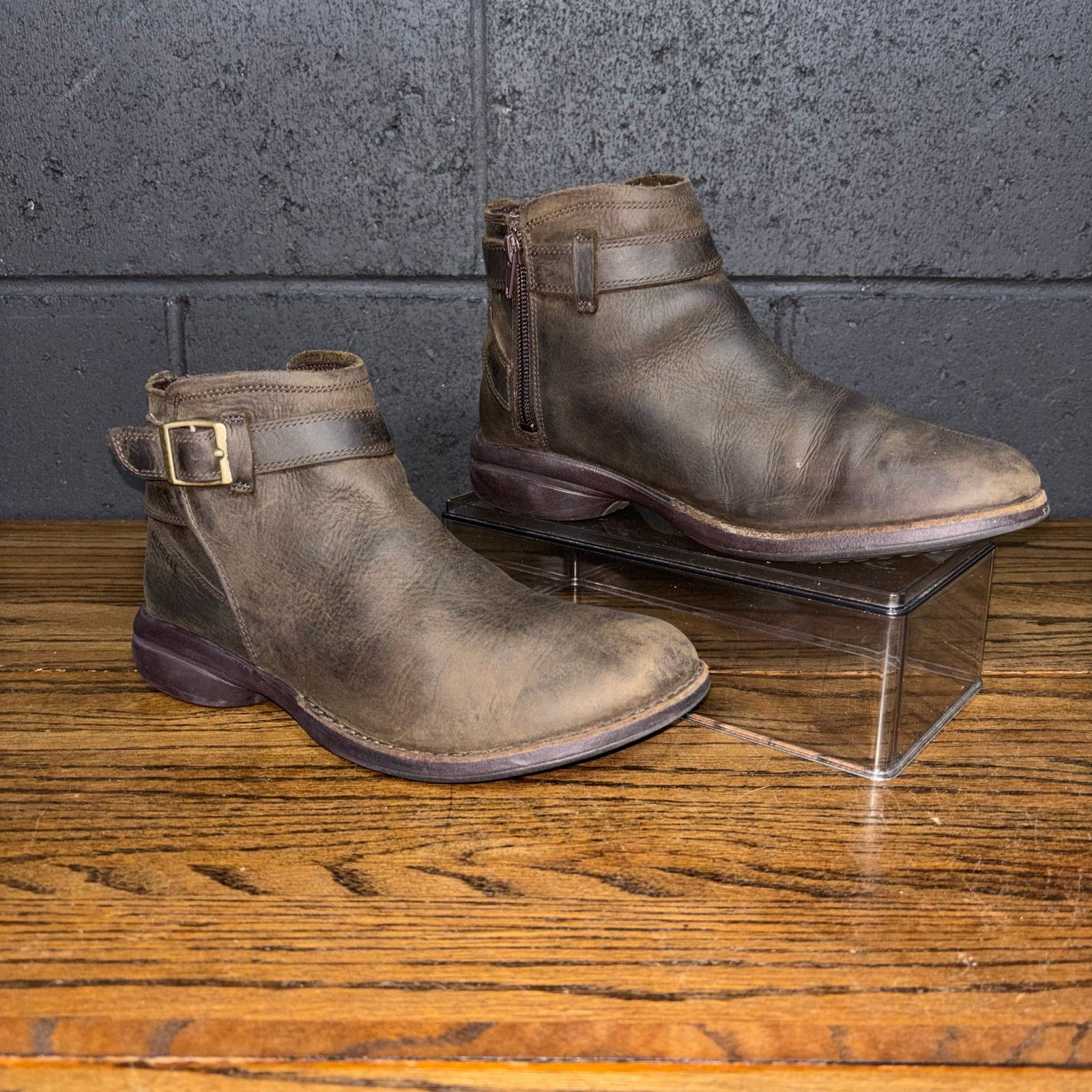 Merrell Merrell Women’s 8.5 Leather Ankle Boots Comfort Booties Size US 8.5 / IT 38.5 - 1 Thumbnail