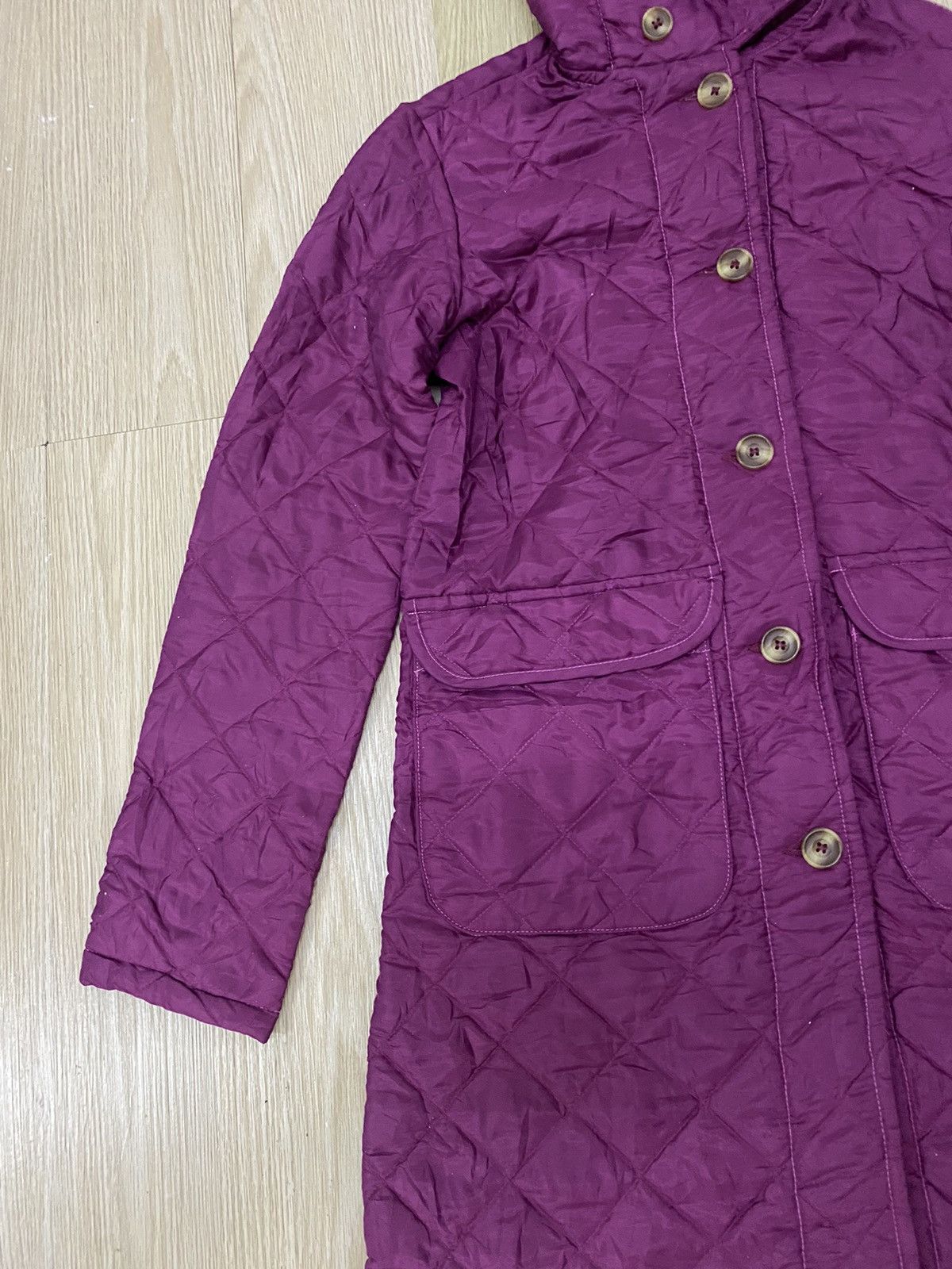 Japanese Brand Beaver england quilted long coat jacket Size S / US 4 / IT 40 - 3 Thumbnail