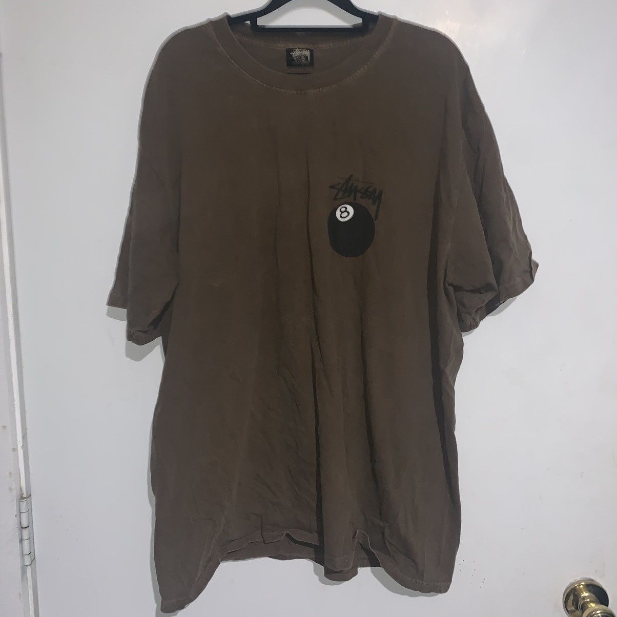 Stussy Stussy Brown 8 Ball T-Shirt XL Size US XL / EU 56 / 4 - 1 Thumbnail