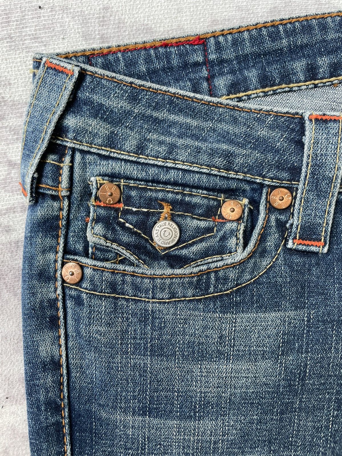 True Religion True Religion Joey Flare Denim Jeans Size US 28 / EU 44 - 6 Thumbnail