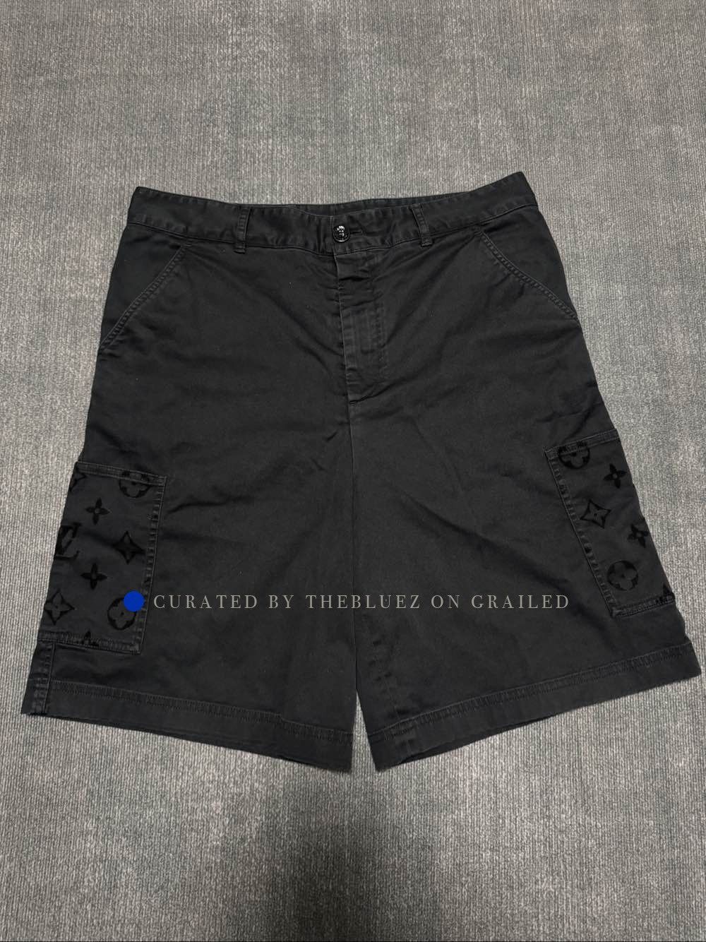 Louis Vuitton Monogram Pocket Black Shorts Size US 32 / EU 48 - 1 Thumbnail
