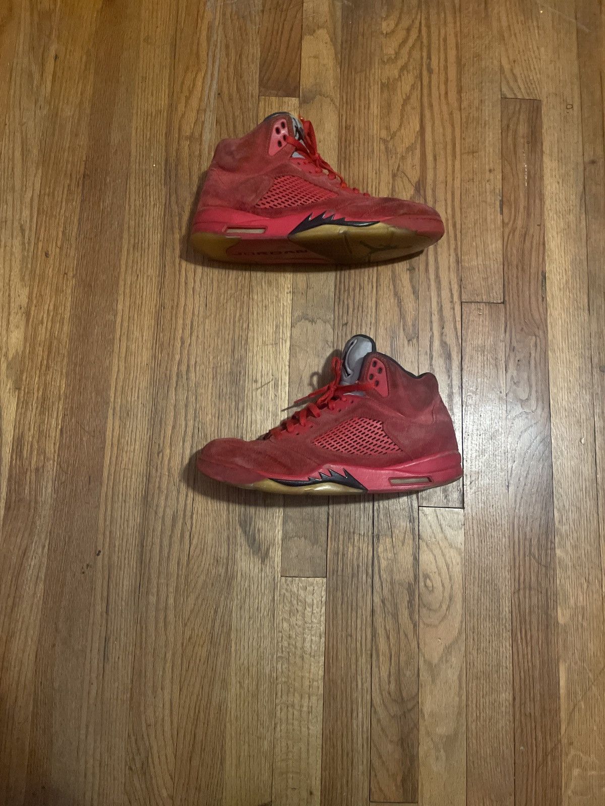 Jordan Brand Jordan 5 “red suede” Size US 12 / EU 45 - 1 Thumbnail