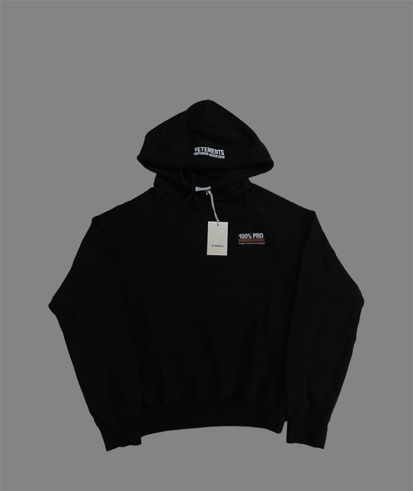 Vetements hoodie sale grailed