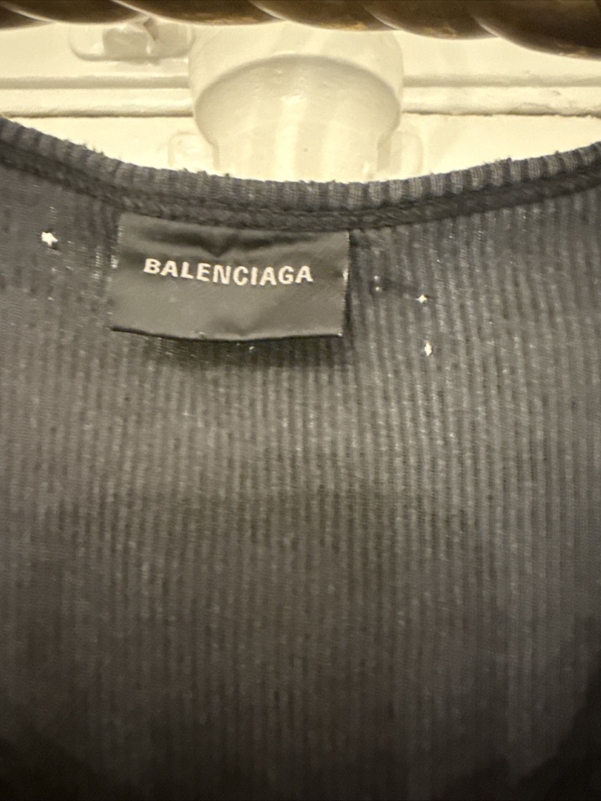 Balenciaga Balenciaga black cotton long gown Size L / US 10 / IT 46 - 9 Thumbnail