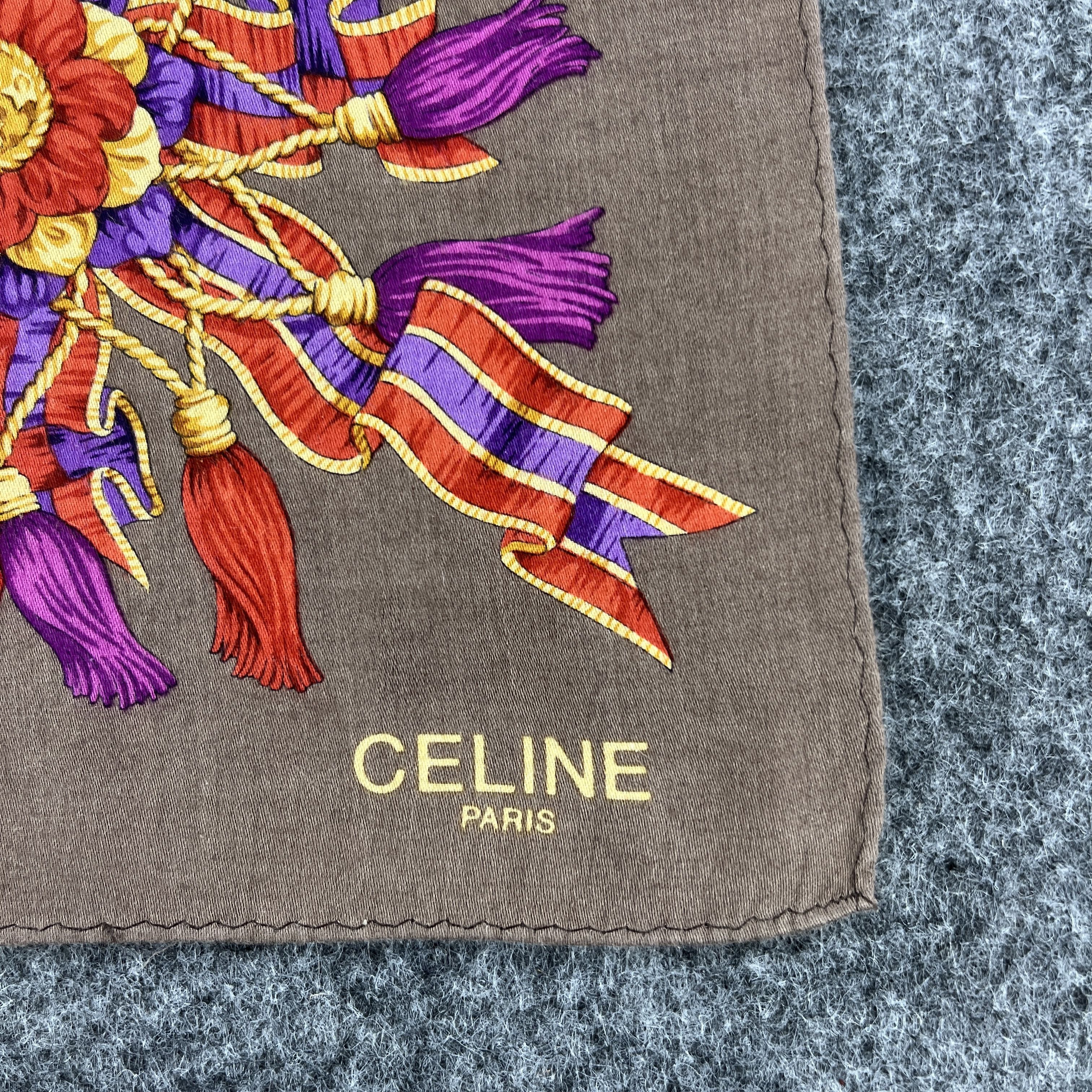 Vintage Vintage Celine Handkerchief / Bandana / Neckerchief B113 Size ONE SIZE - 3 Thumbnail