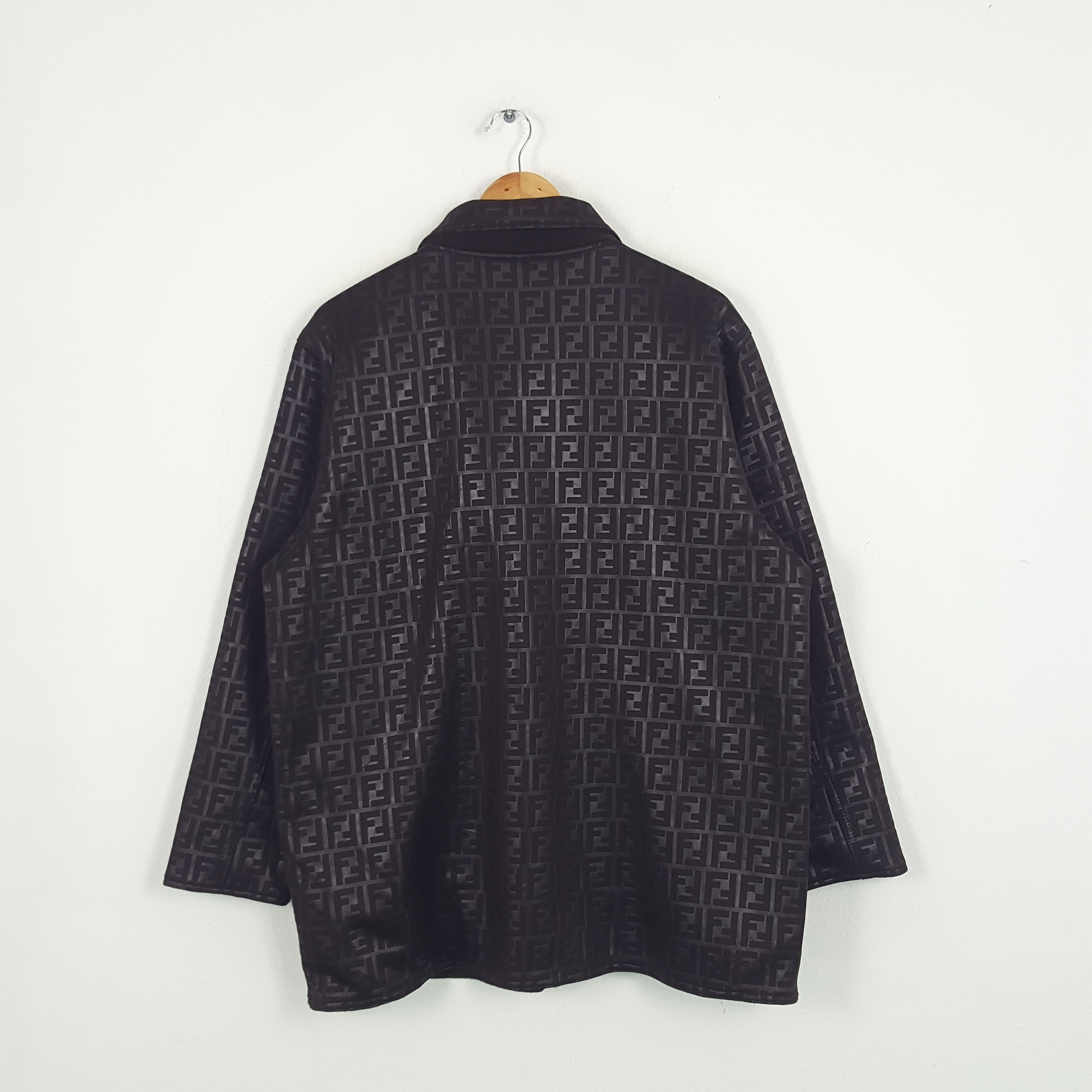 Fendi × Vintage Vintage Fendi Italian Brand Reversible Jacket Size US L / EU 52-54 / 3 - 4 Thumbnail