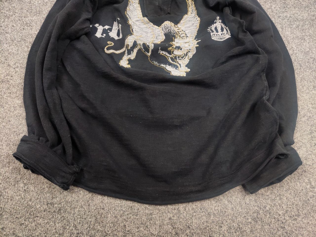 Le Grande Bleu (L.G.B.) Vintage l.g.b. Japanese Style Logo Faded Black long sleeve Size US M / EU 48-50 / 2 - 7 Thumbnail