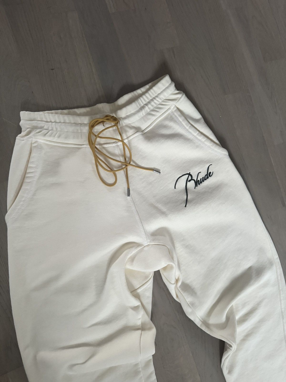 Rhude RHUDE joggers REAL MEASUREMENTS SHOWN IN PHOTOS BY TAPE Size US 30 / EU 46 - 1 Thumbnail