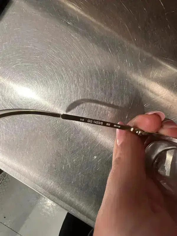 Gucci × Tom Ford × Vintage GUCCI Sunglasses Rimless Shield Wrap Vintage RI962 Size ONE SIZE - 4 Thumbnail
