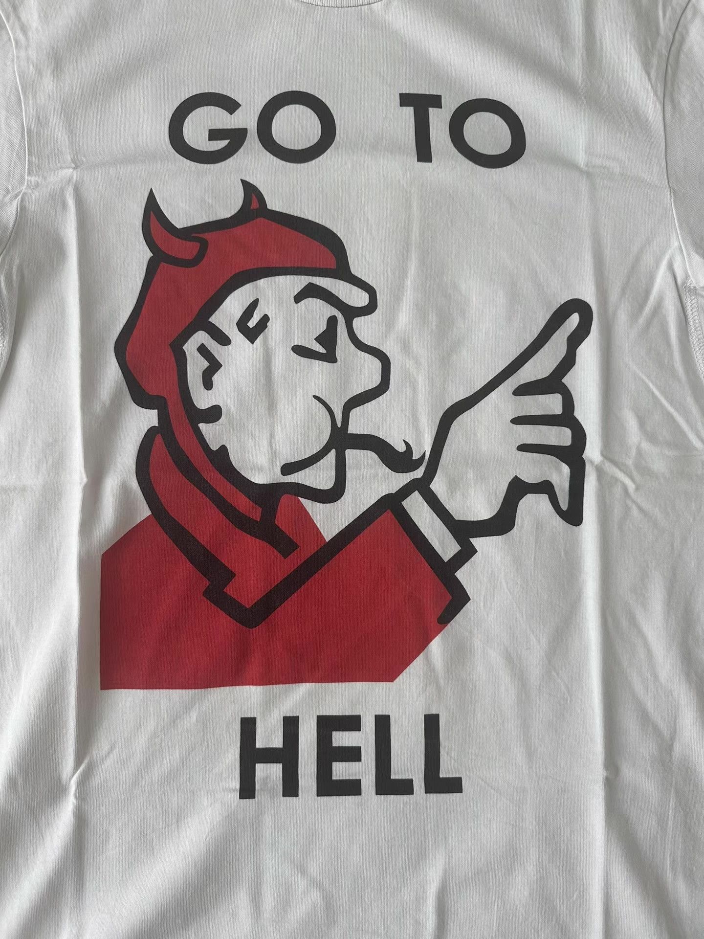 CLOT Clot Edison Chen GO TO HELL Print Short Sleeve Tee Size US S / EU 44-46 / 1 - 2 Thumbnail