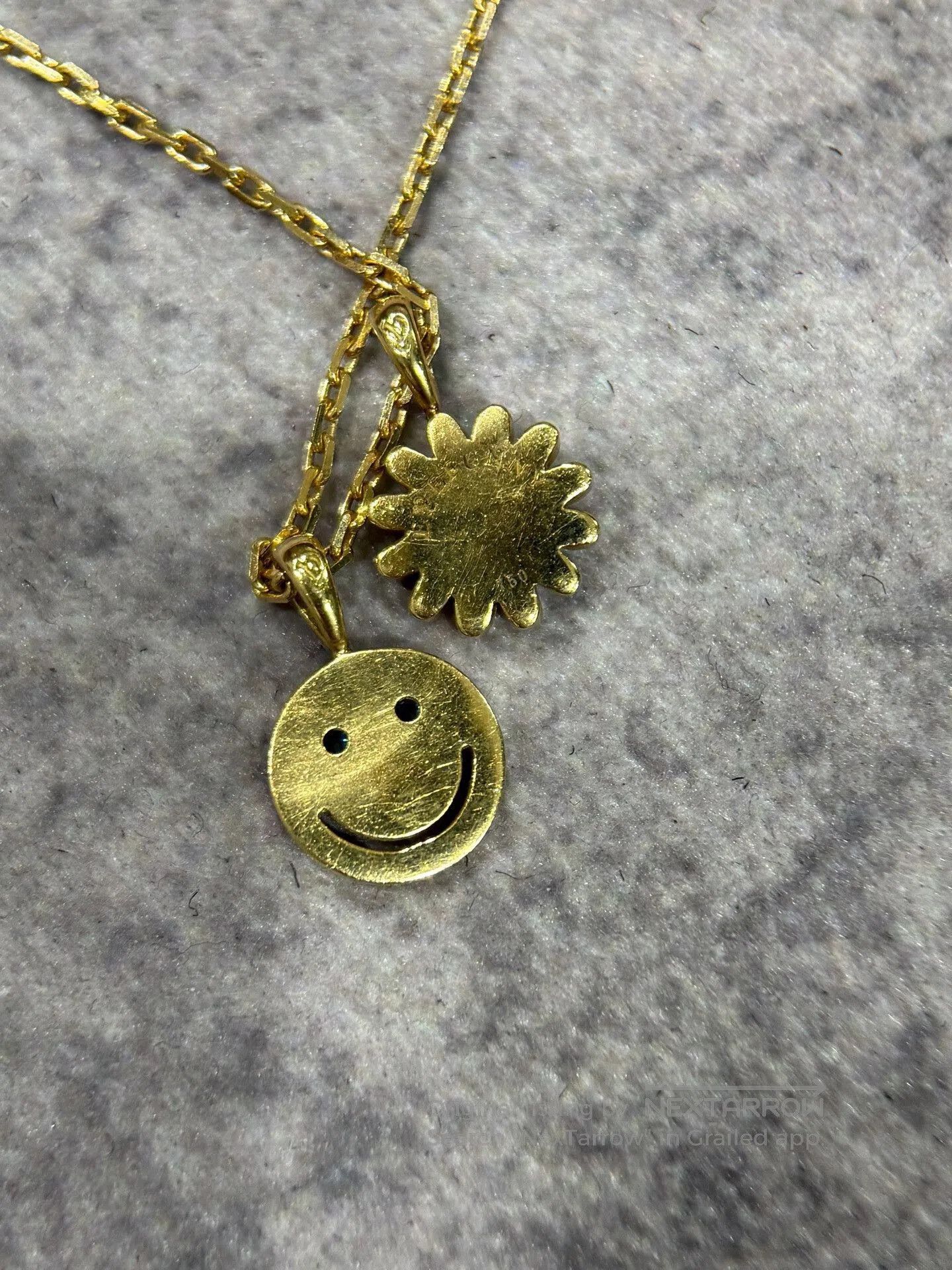 EYEFUNNY eyefunny smiley face daisy necklace. Size ONE SIZE - 3 Thumbnail