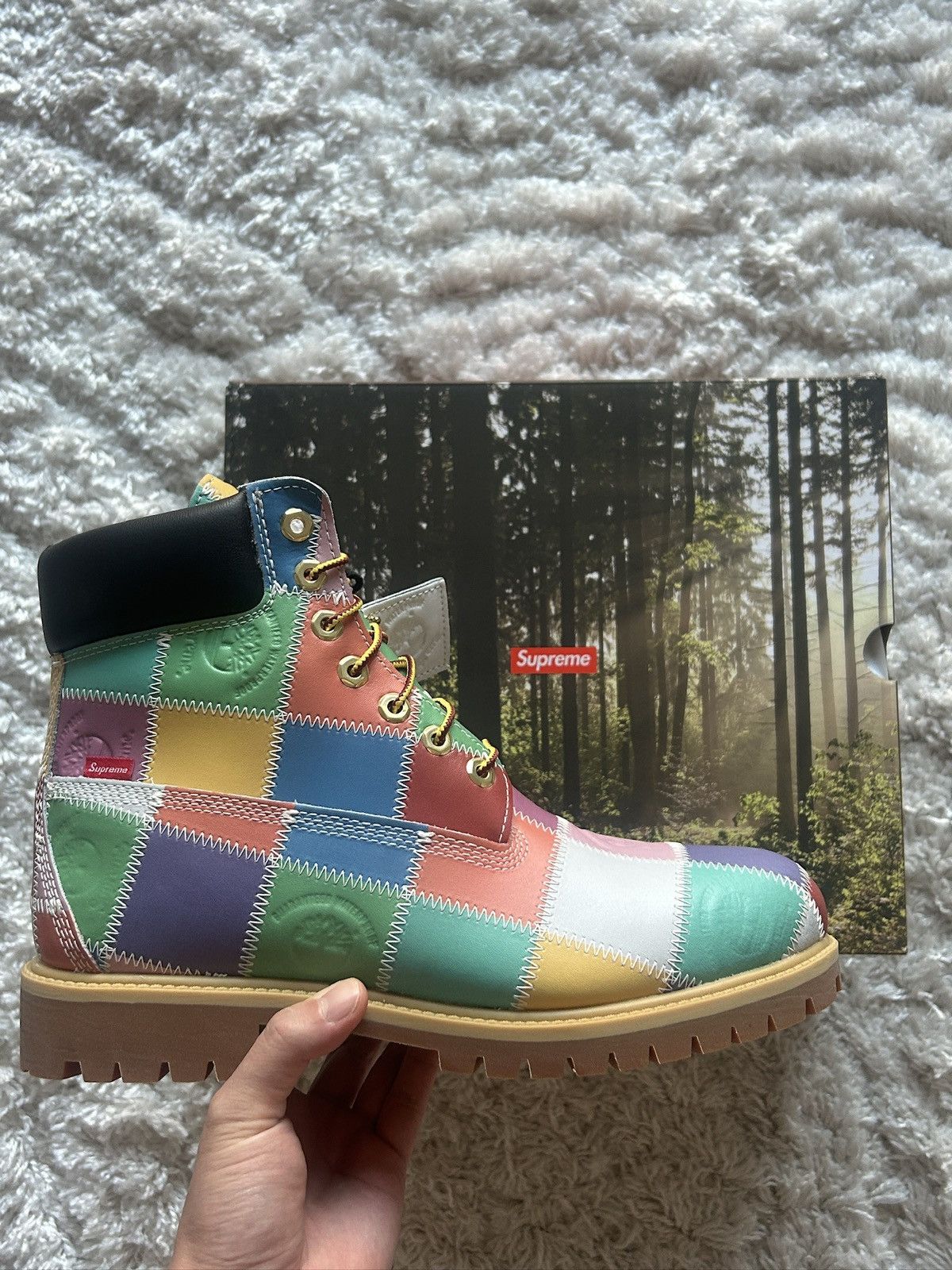 Supreme × Timberland Supreme Timberland Patchwork Size US 10 / EU 43 - 1 Thumbnail