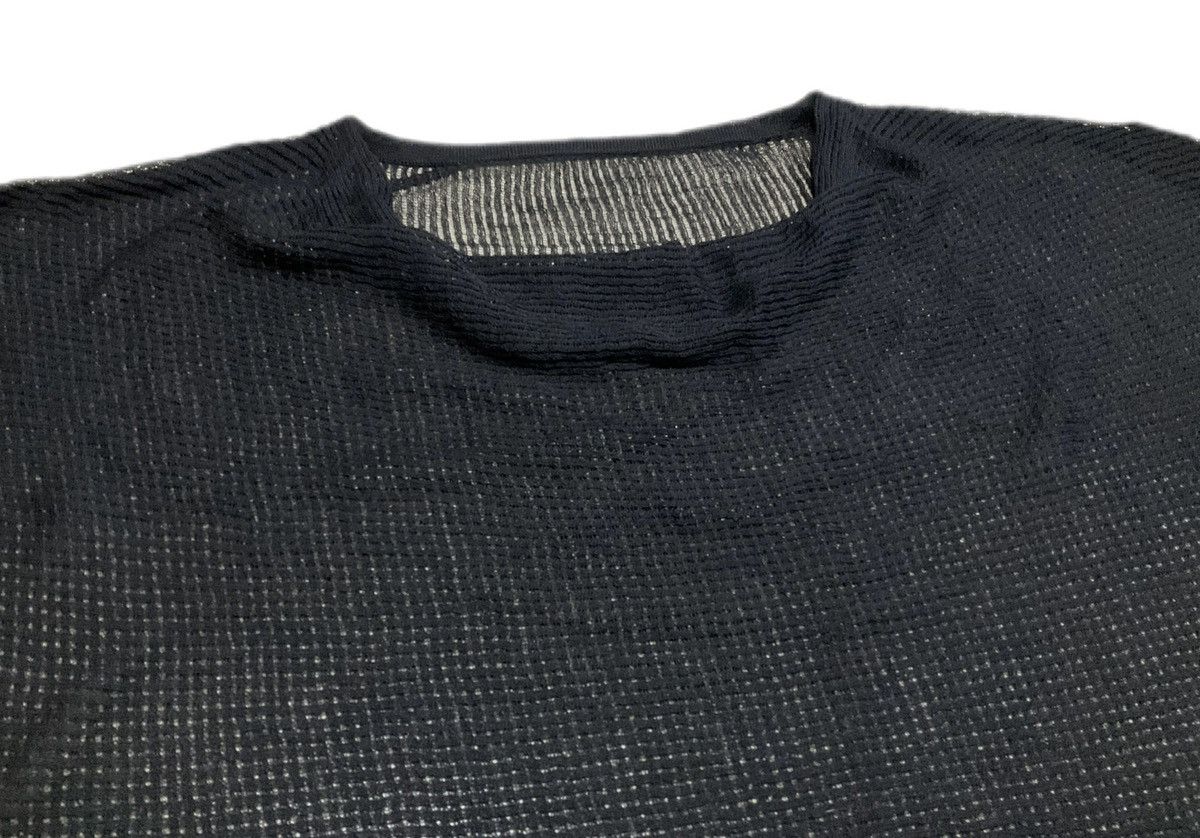 Hysteric Glamour × Japanese Brand × Seditionaries 🔥Sick Y2K Japanese Knit Sheer Ruffle Neck Top Tee Size US L / EU 52-54 / 3 - 3 Thumbnail